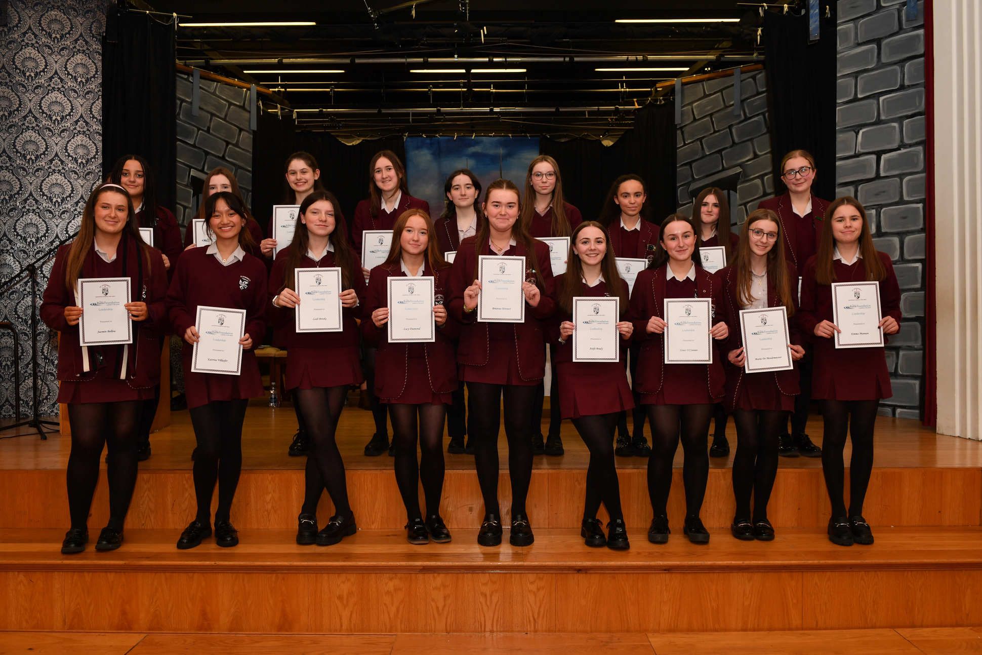 Recipients of the Rank Foundation Leadership Certificate