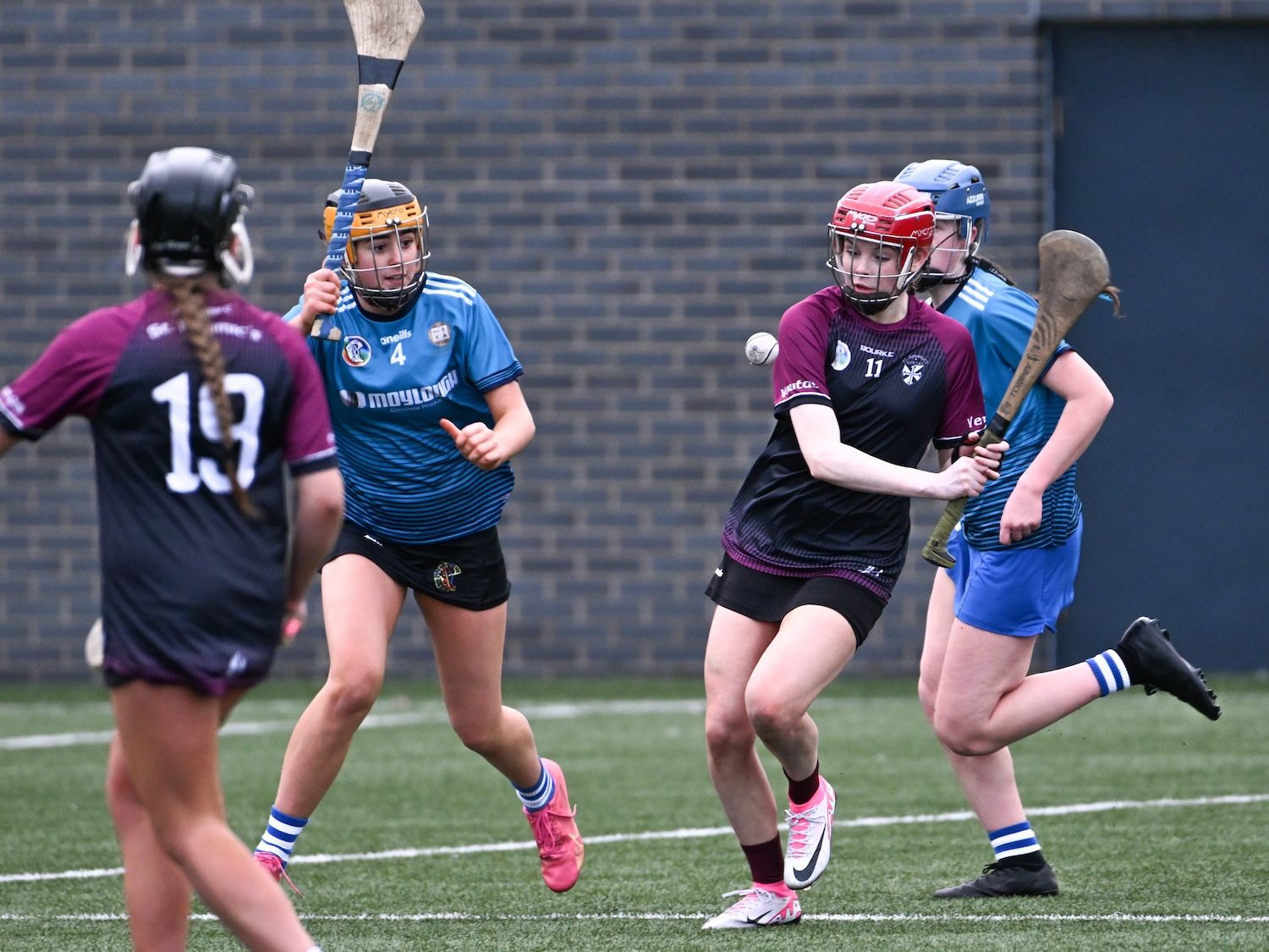 Aoife Fitzsimons slots over a score in the second half during Saturday\'s semi-final 