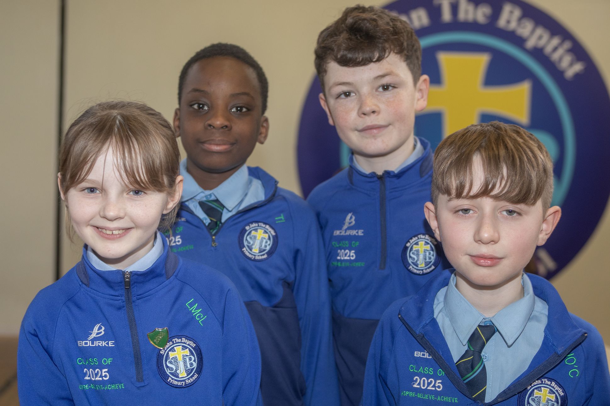 St John the Baptist Primary School’s Lyndsey, Terit, Mason and Jake