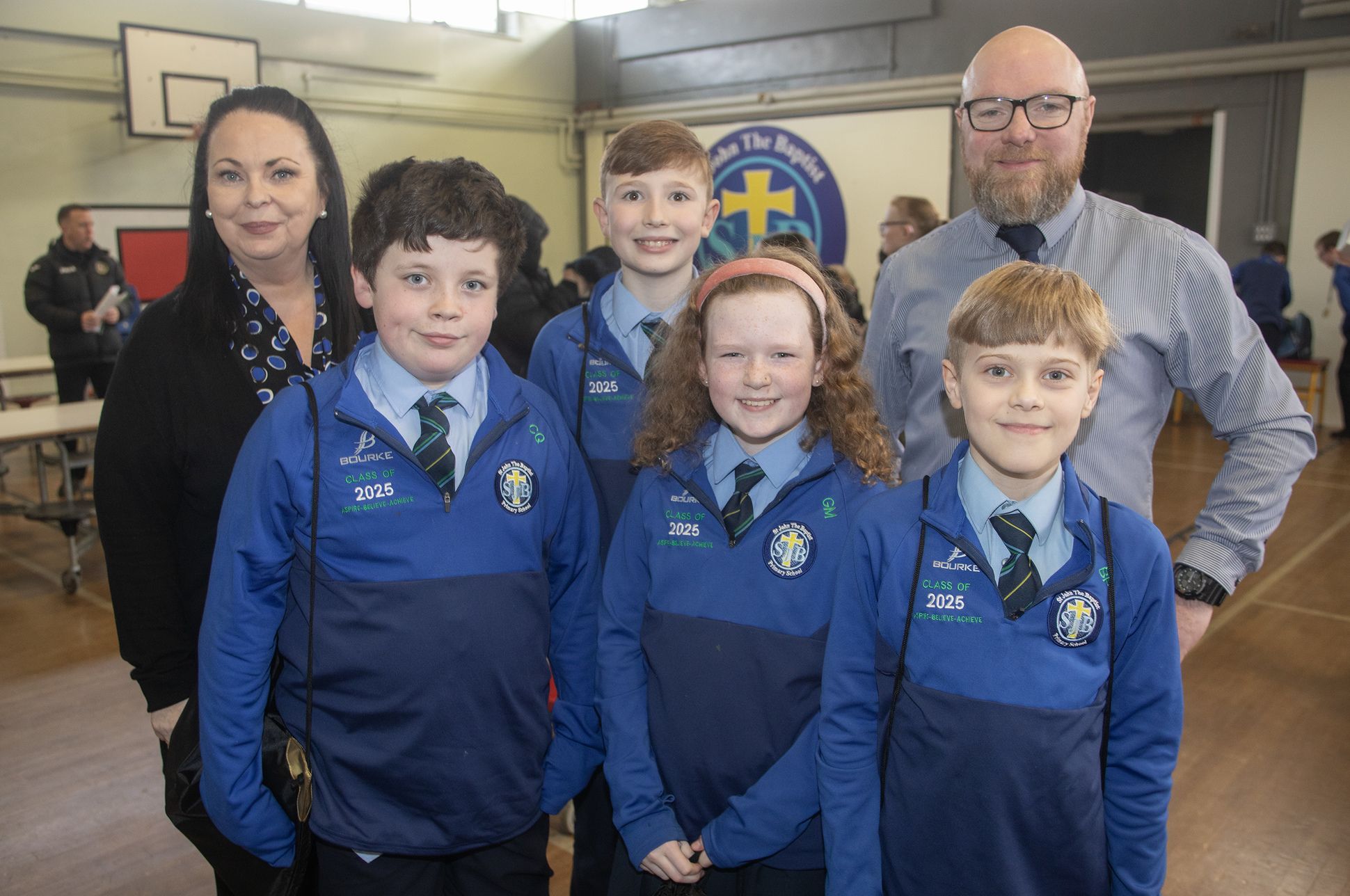 Caolan, Cristoir, Grace and Bartosz from St John the Baptist