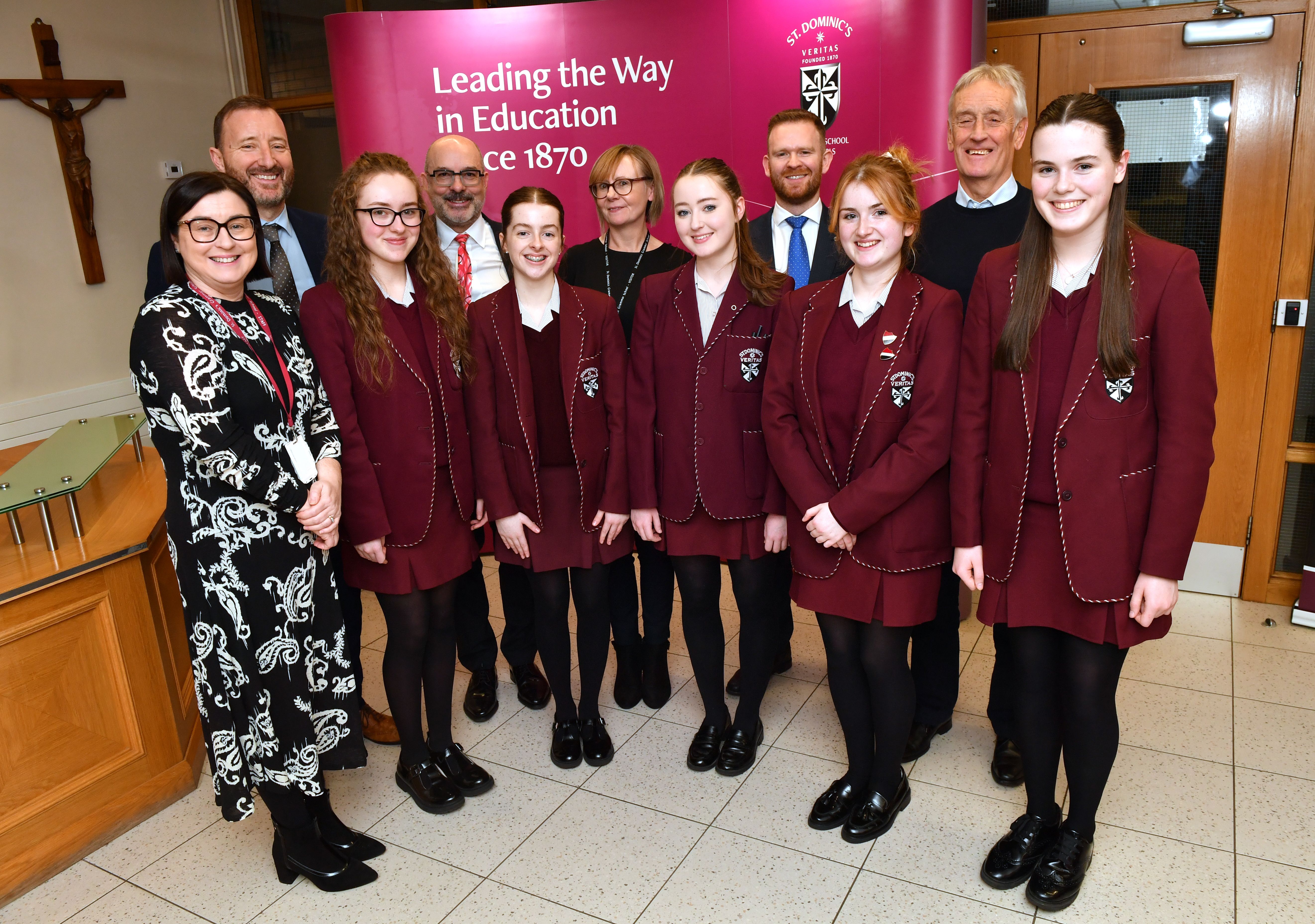 OPPORTUNITIES: St Dominic’s Grammar and Queen’s University are forging research links