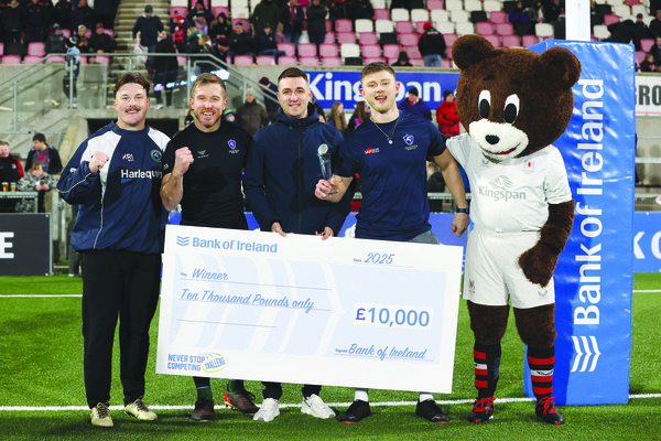 Rugby: Grosvenor RFC crowned 2025 champions of Bank of Ireland ‘Never Stop Competing’ challenge