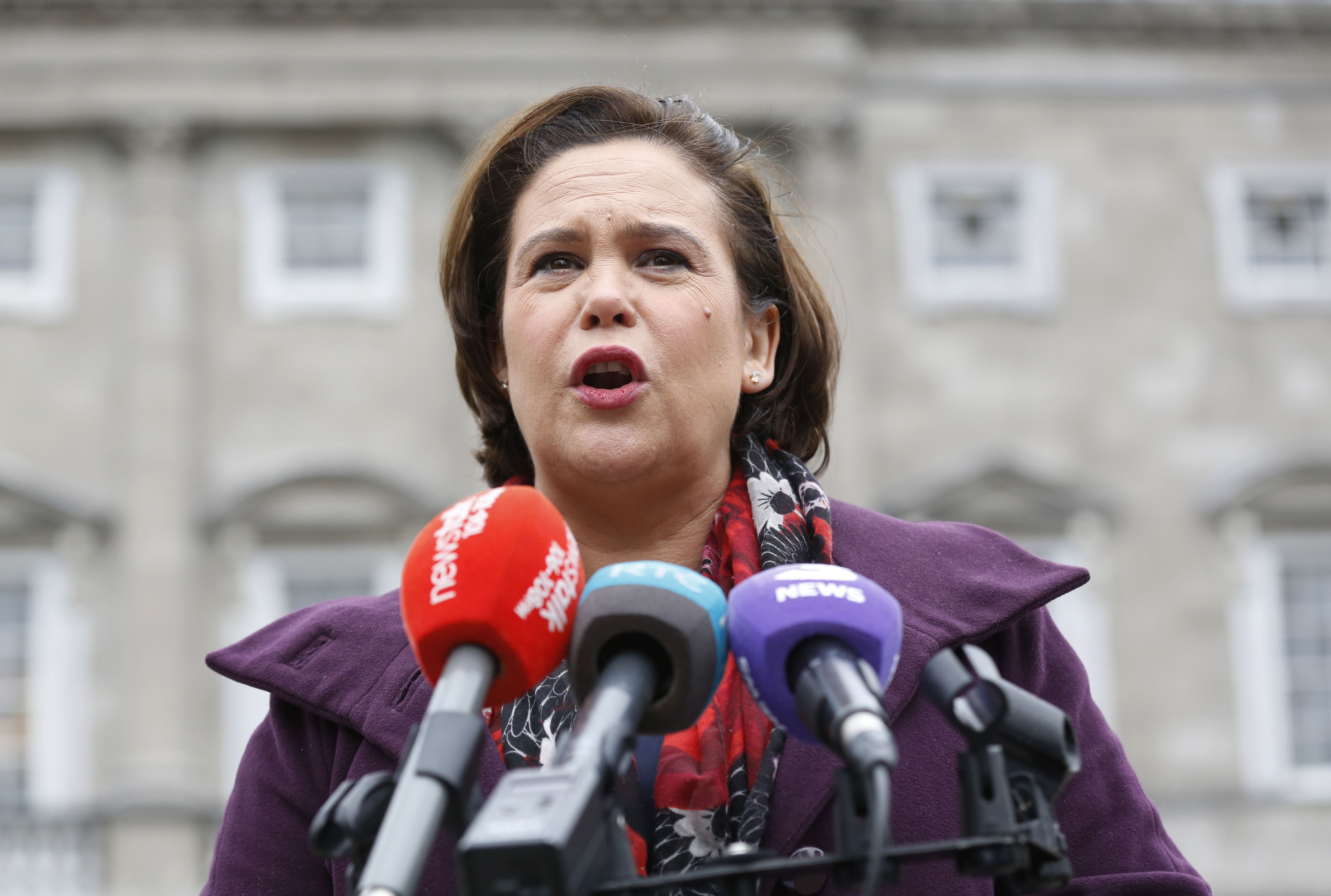 WASHINGTON NO-GO: Sinn Féin leader Mary Lou McDonald