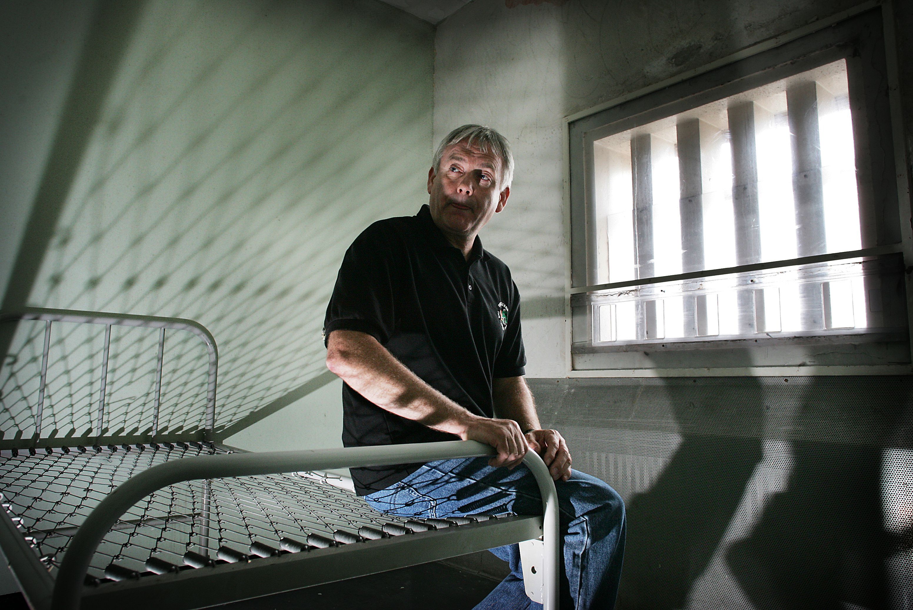 LOOKING BACK: Brendan \'Bik\' McFarlane in the cell where Bobby Sands died on hunger-strike in May 1981