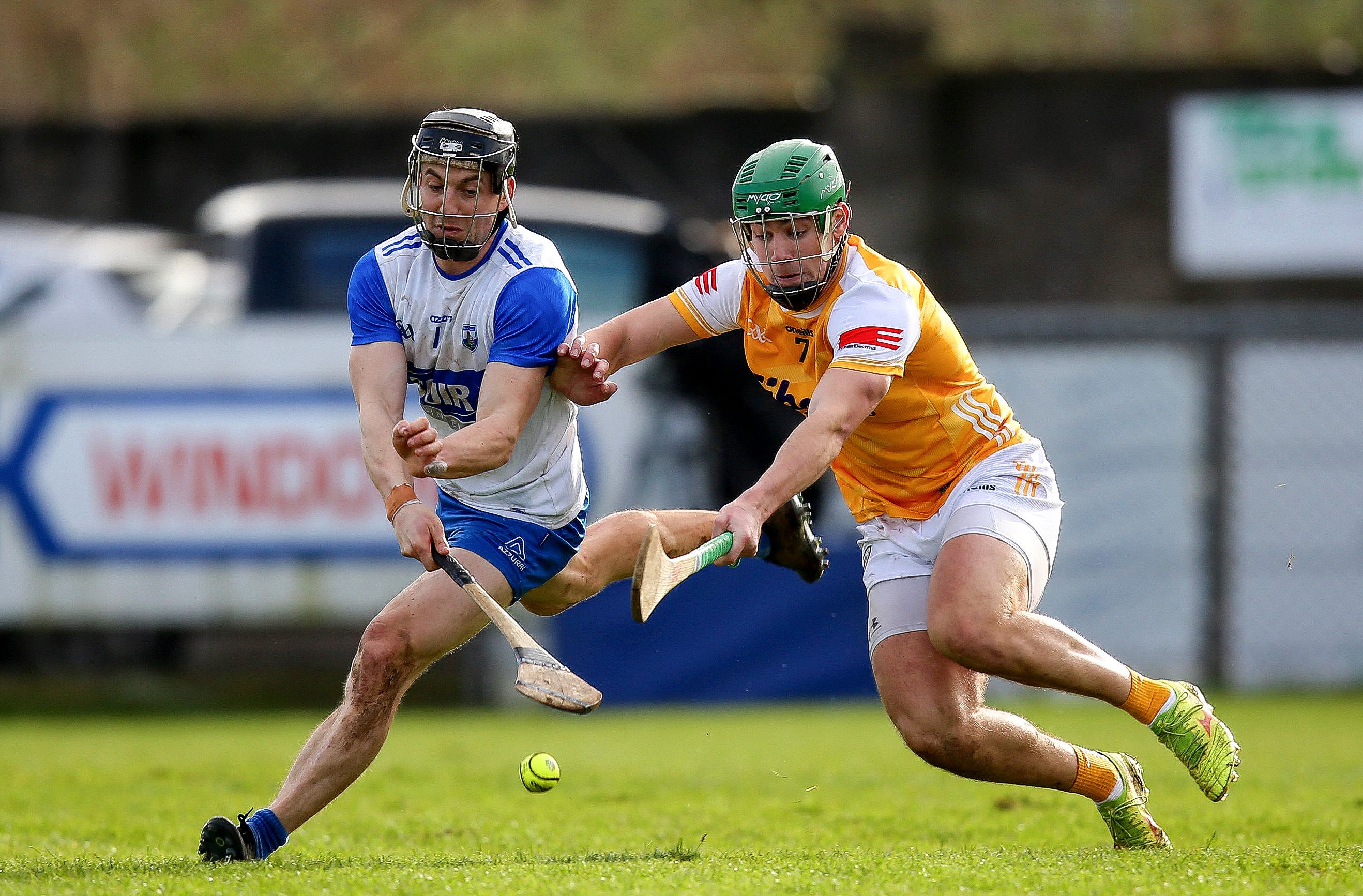 Conall Bohill challenges Jamie Barron on Sunday