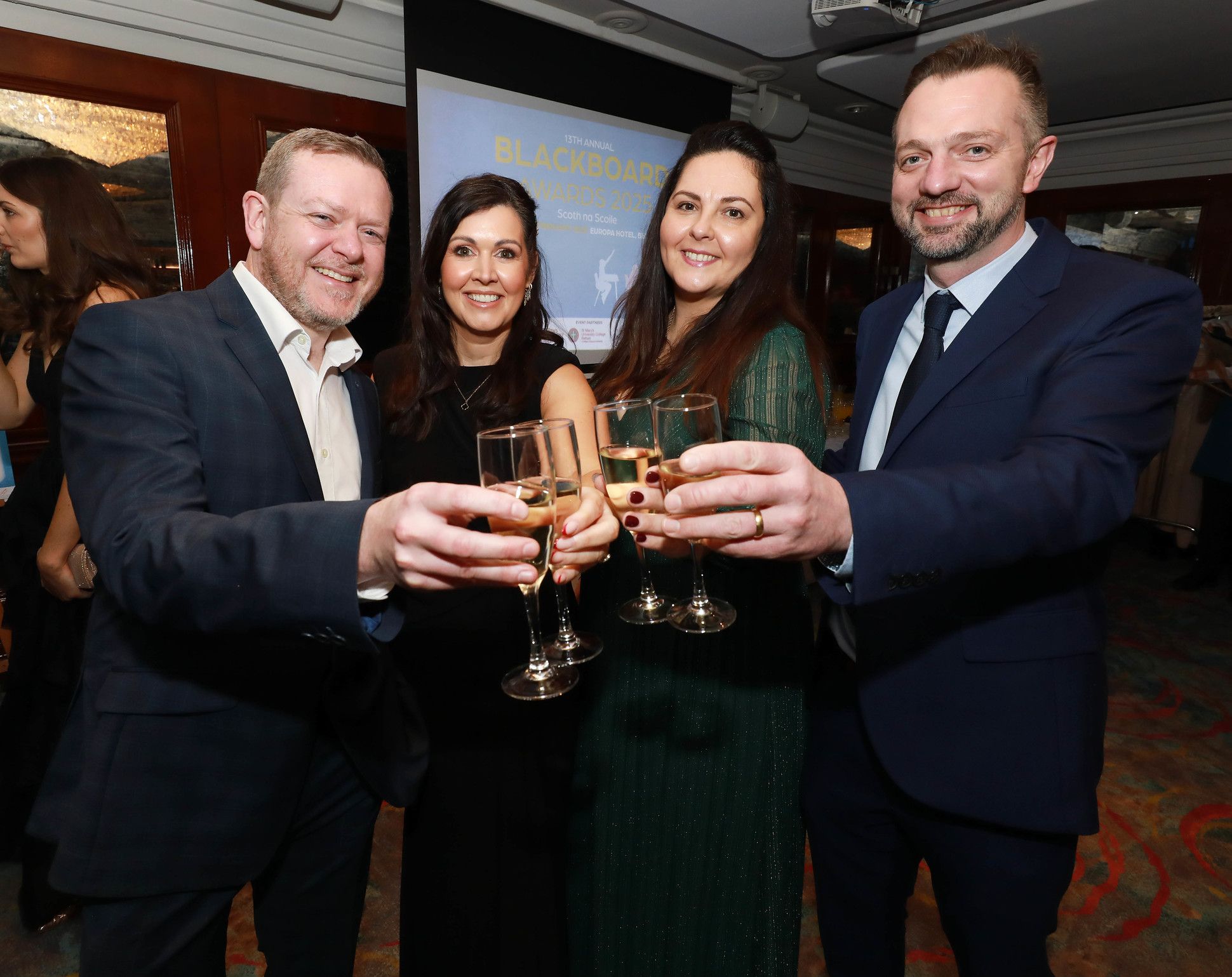 David Sullivan, Amy Sullivan, Claire  MacDonald (Harberton Special School) and Ryan MacDonald 