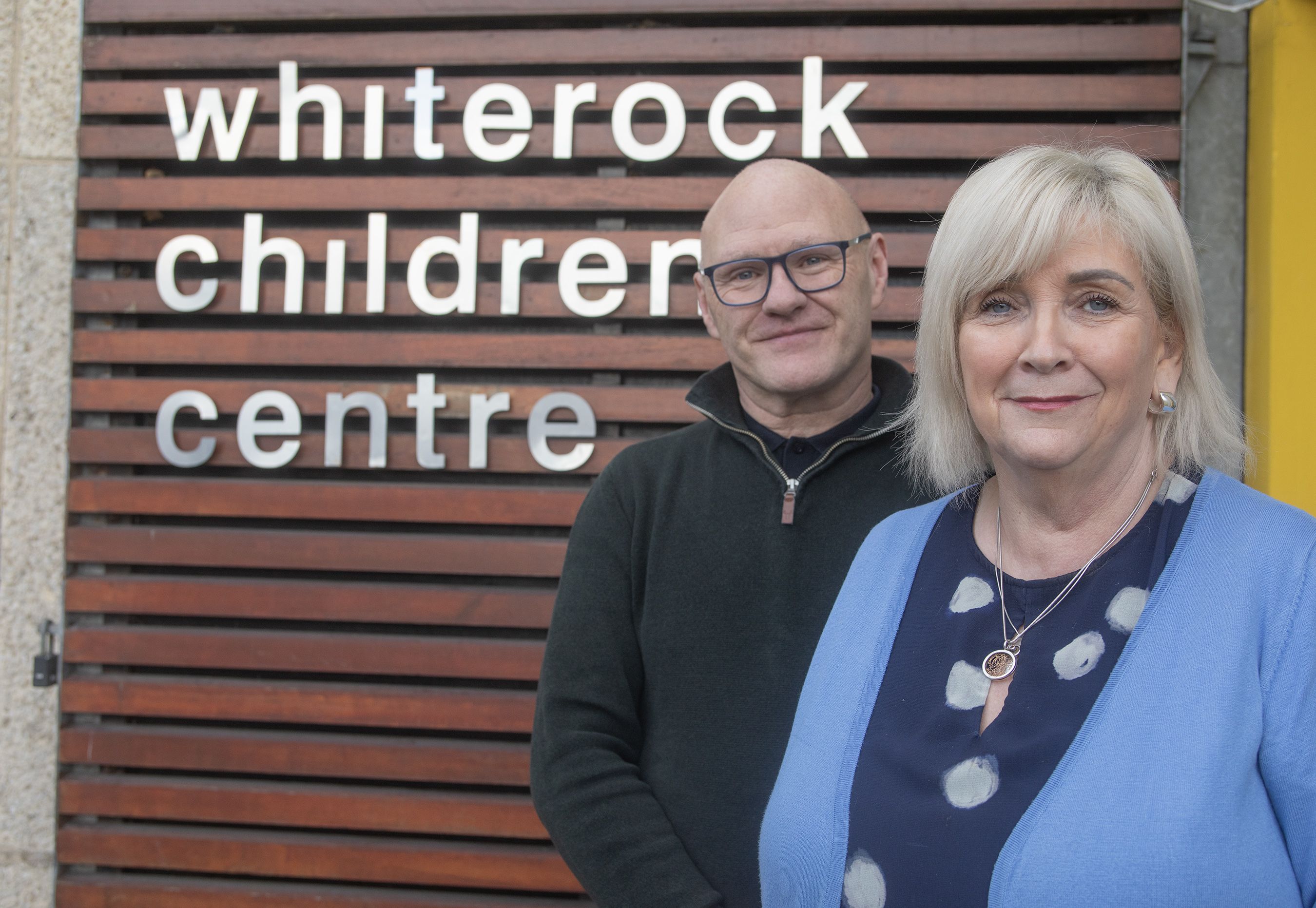 FUNDING HOPE: Deirdre Walsh, Whiterock Children\'s Centre Director with West Belfast MP Paul Maskey