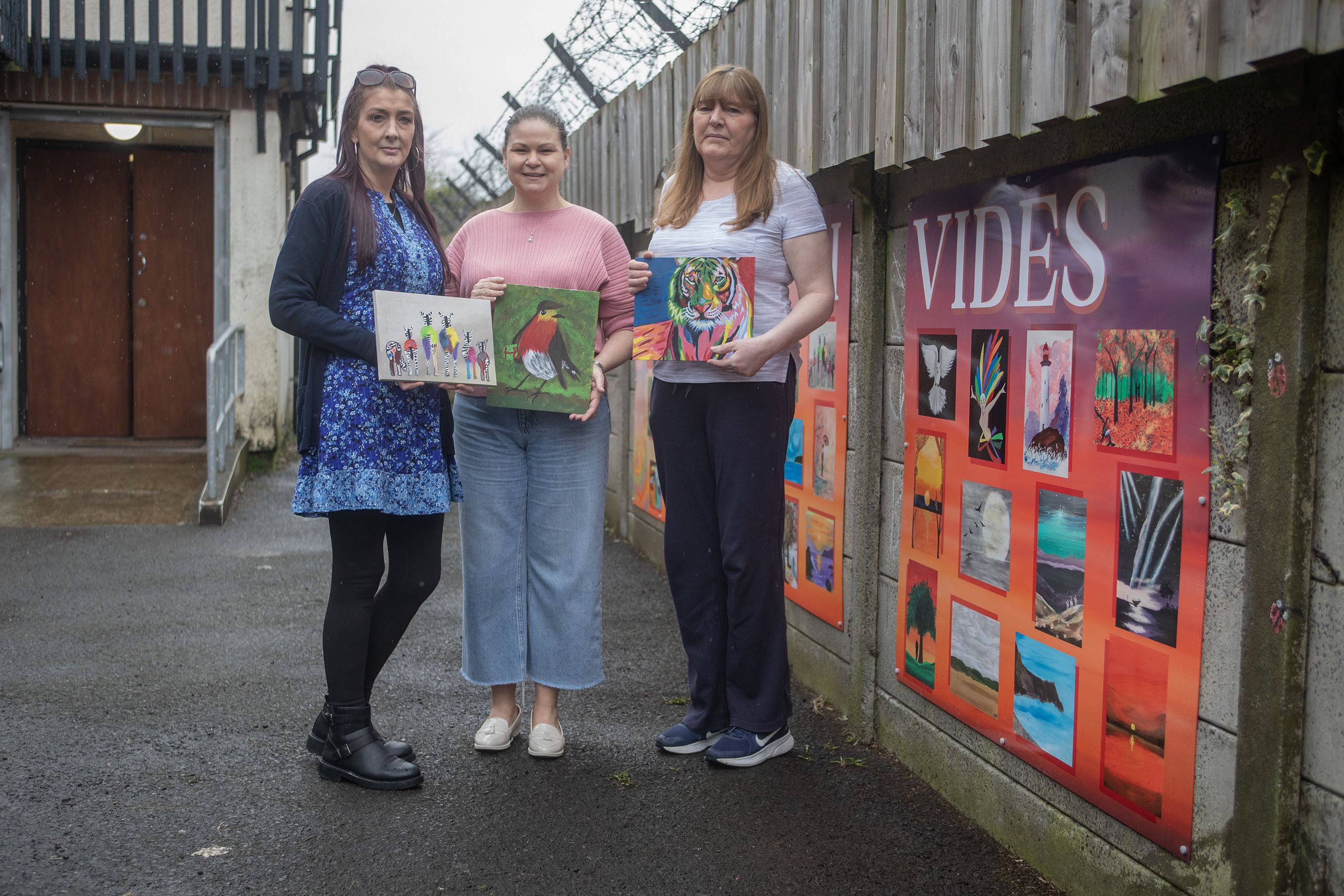 NEW MURAL: Caitriona Fitzpatrick, Claire McLaughlin and Joan Tomaszko