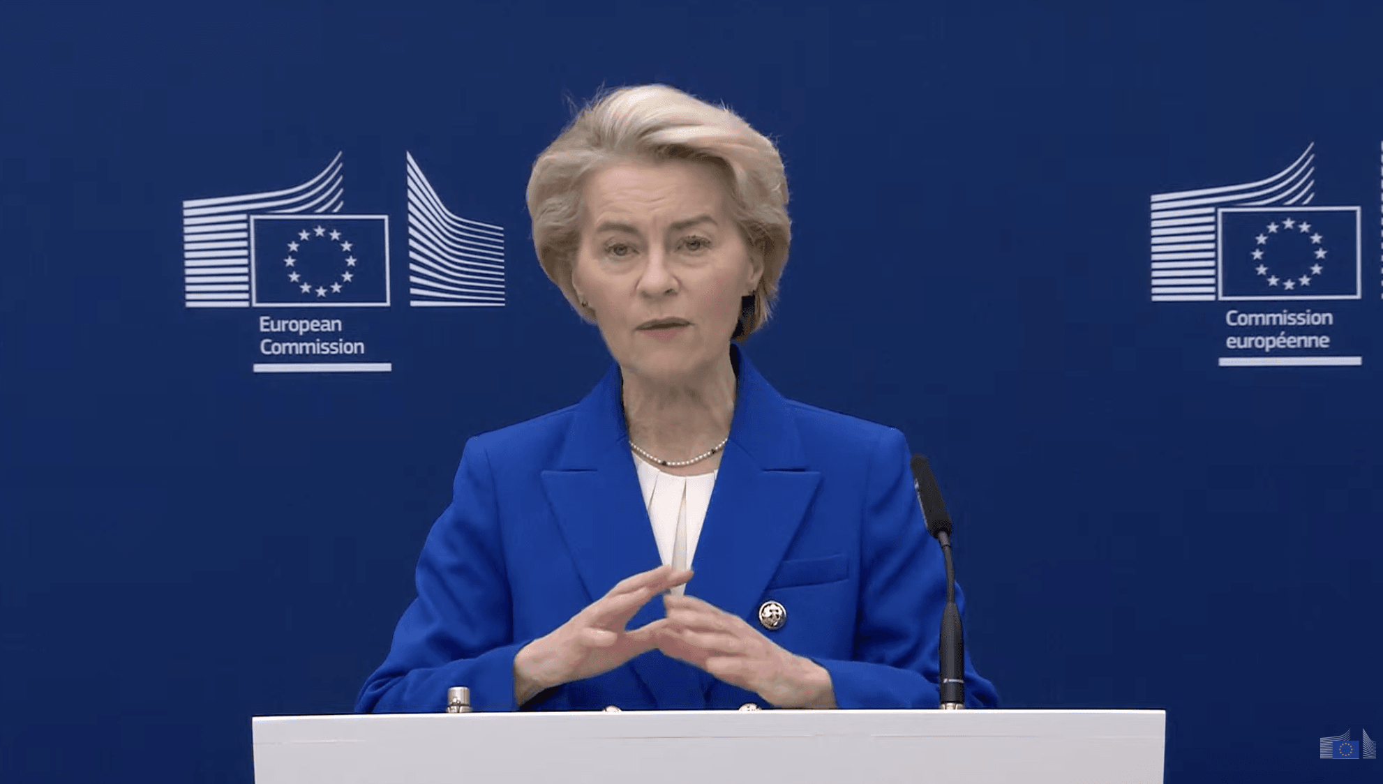 APPEAL: EC President Ursual von der Leyen has called for a \'surge\' in European defence spending of up to €800 billion