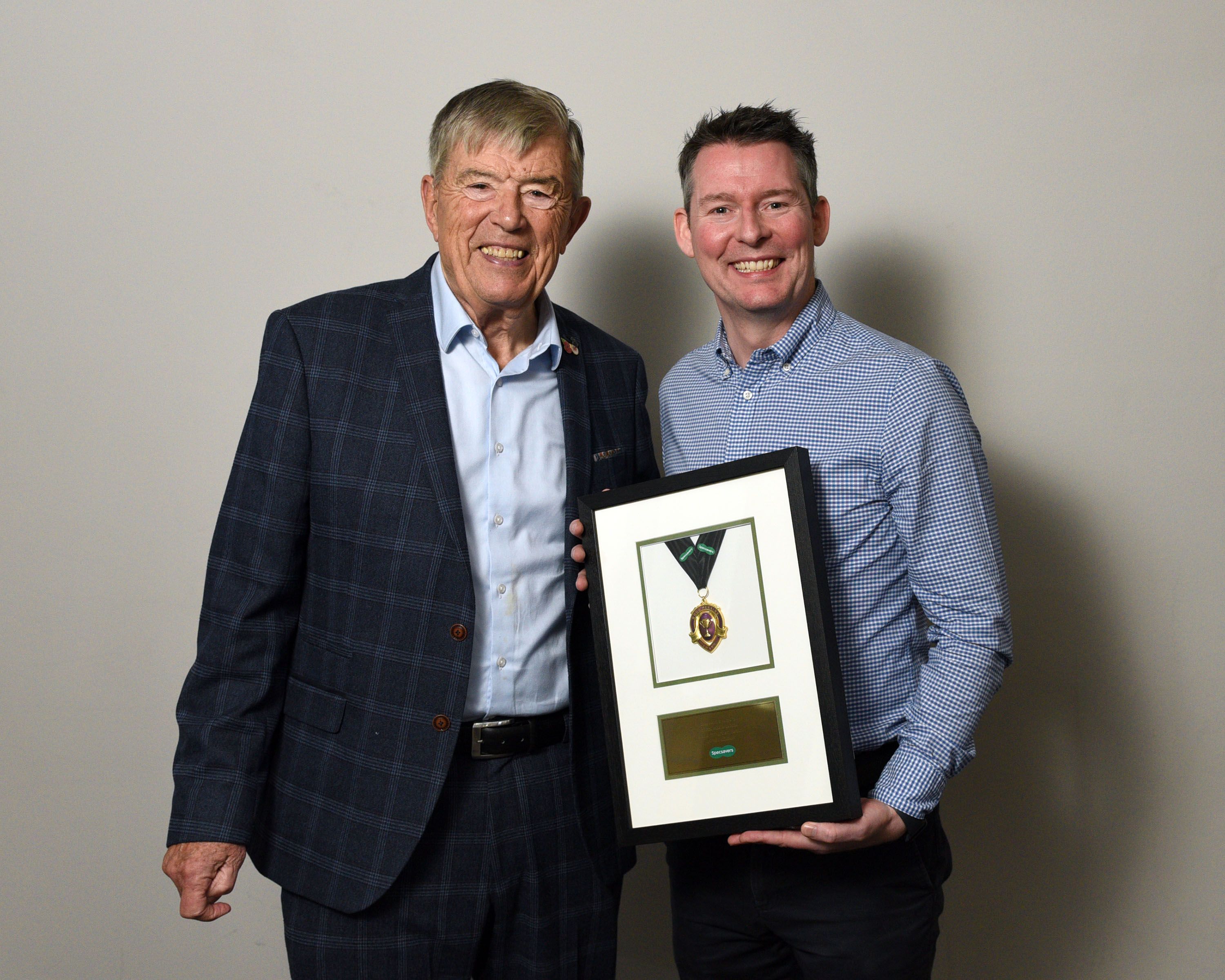 AWARD: Matthew McKenny with Doug Perkins