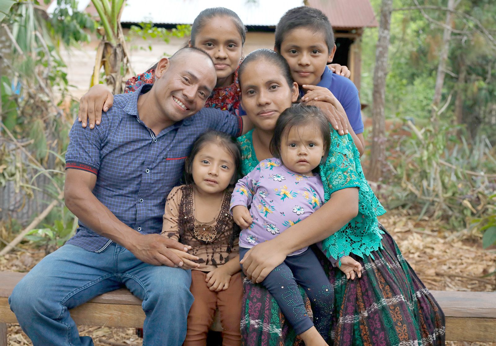 Ilma and Julio and their children from La Paz in Guatemala feature on this year’s Trócaire Box for Lent. Photo: Mark Stedman