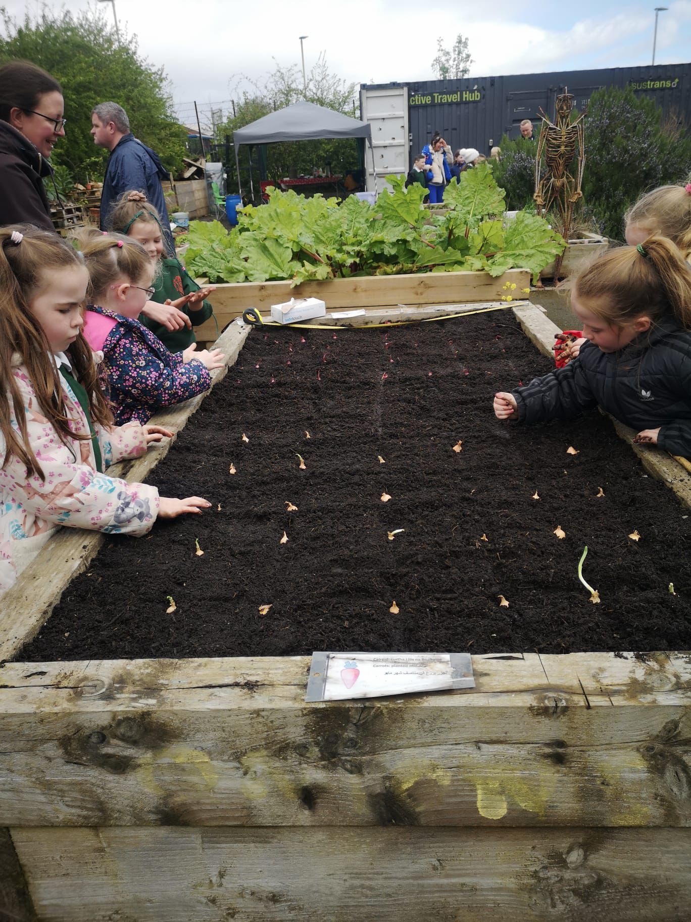 GROW YOUR OWN: Schools and community groups have been using their supplies of compost early this year