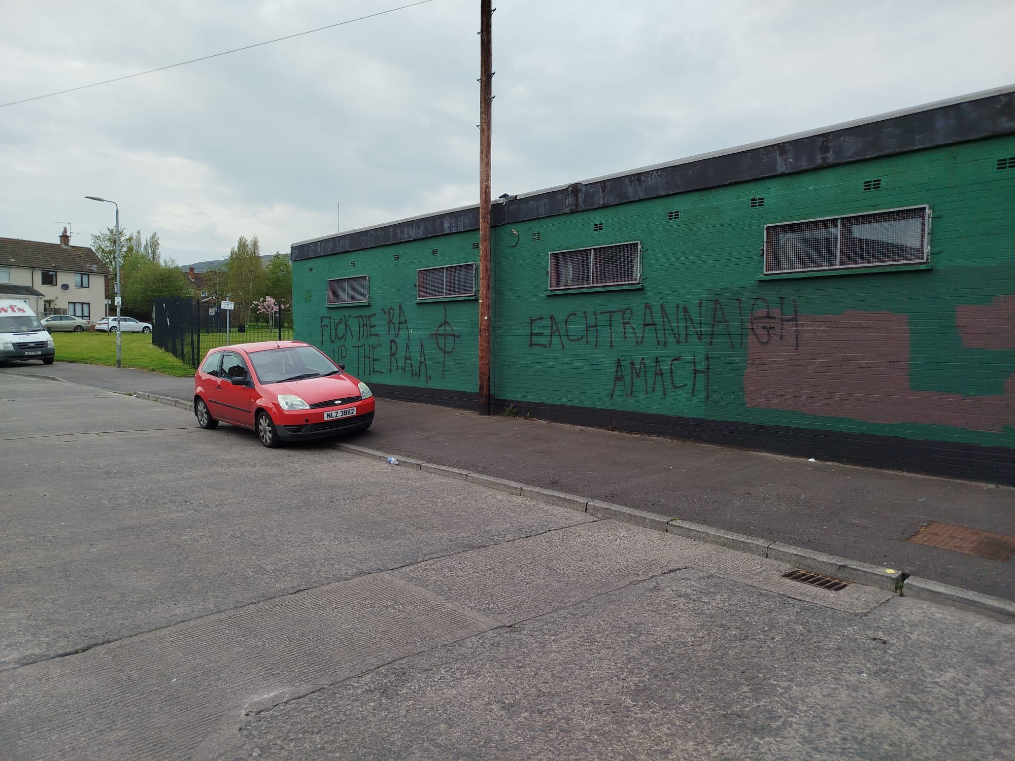 GRAFFITI: St Agnes\' GAA club