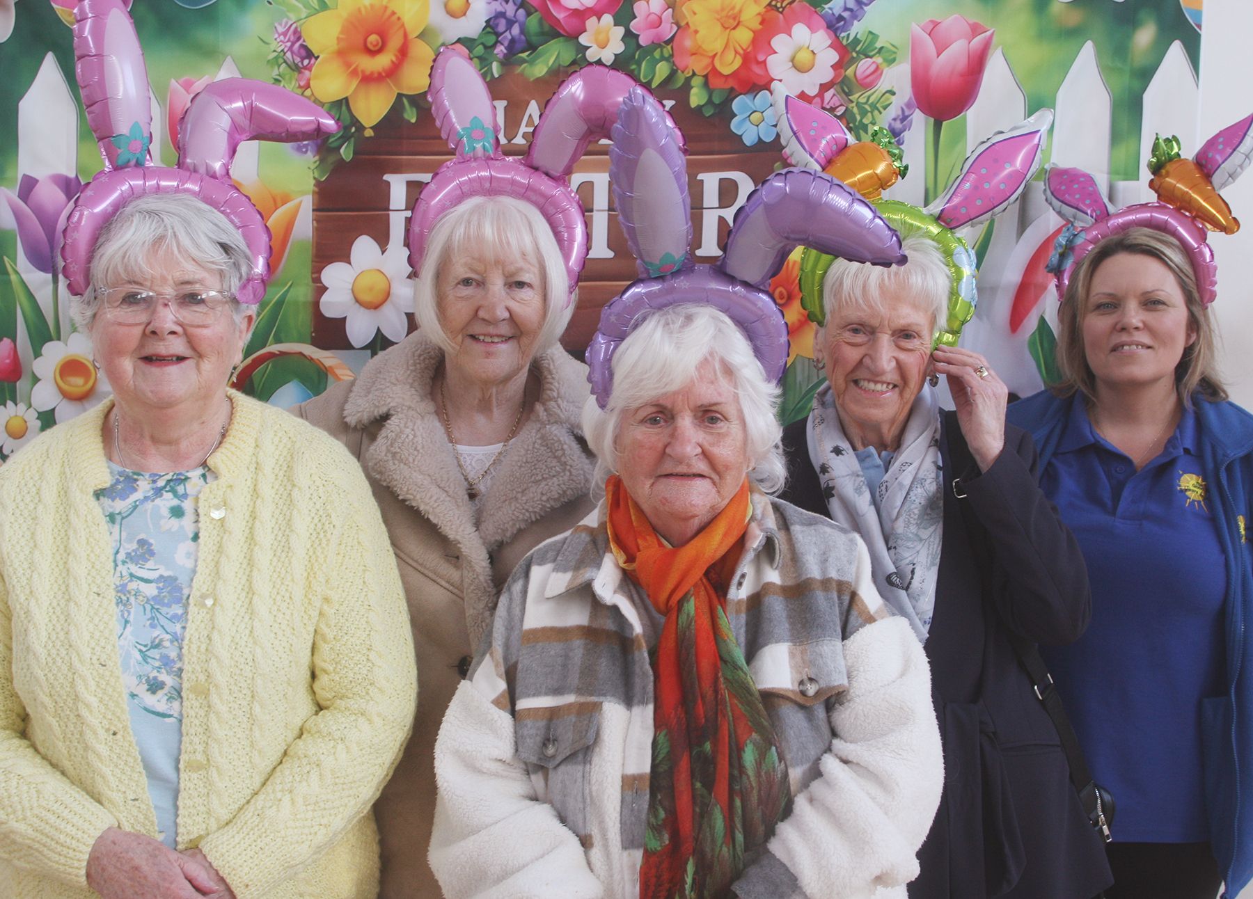 Bernie, Maureen, Geraldine, Maureen and Aisling