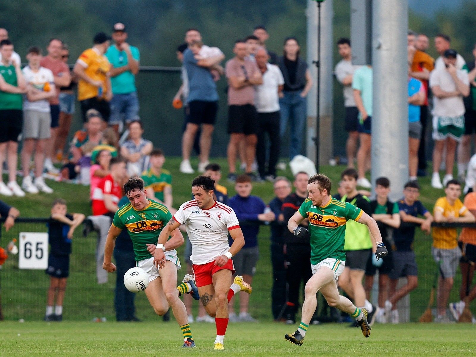 Lámh Dhearg and Dunloy meet in Hannahstown on Wednesday 