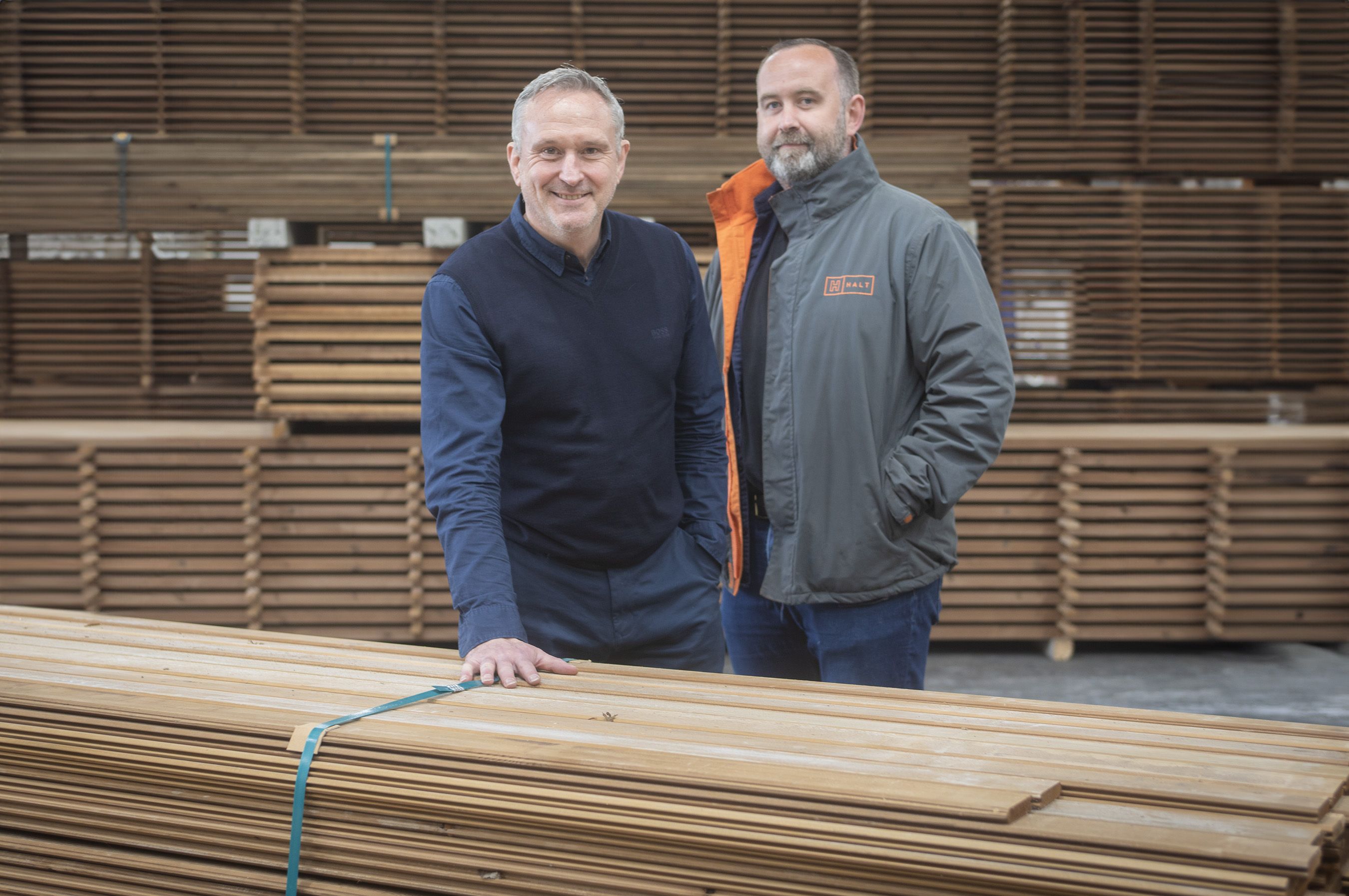 HALT: Mark Taylor (Business Development Manager) and Stephen McCann (Operations Manager)