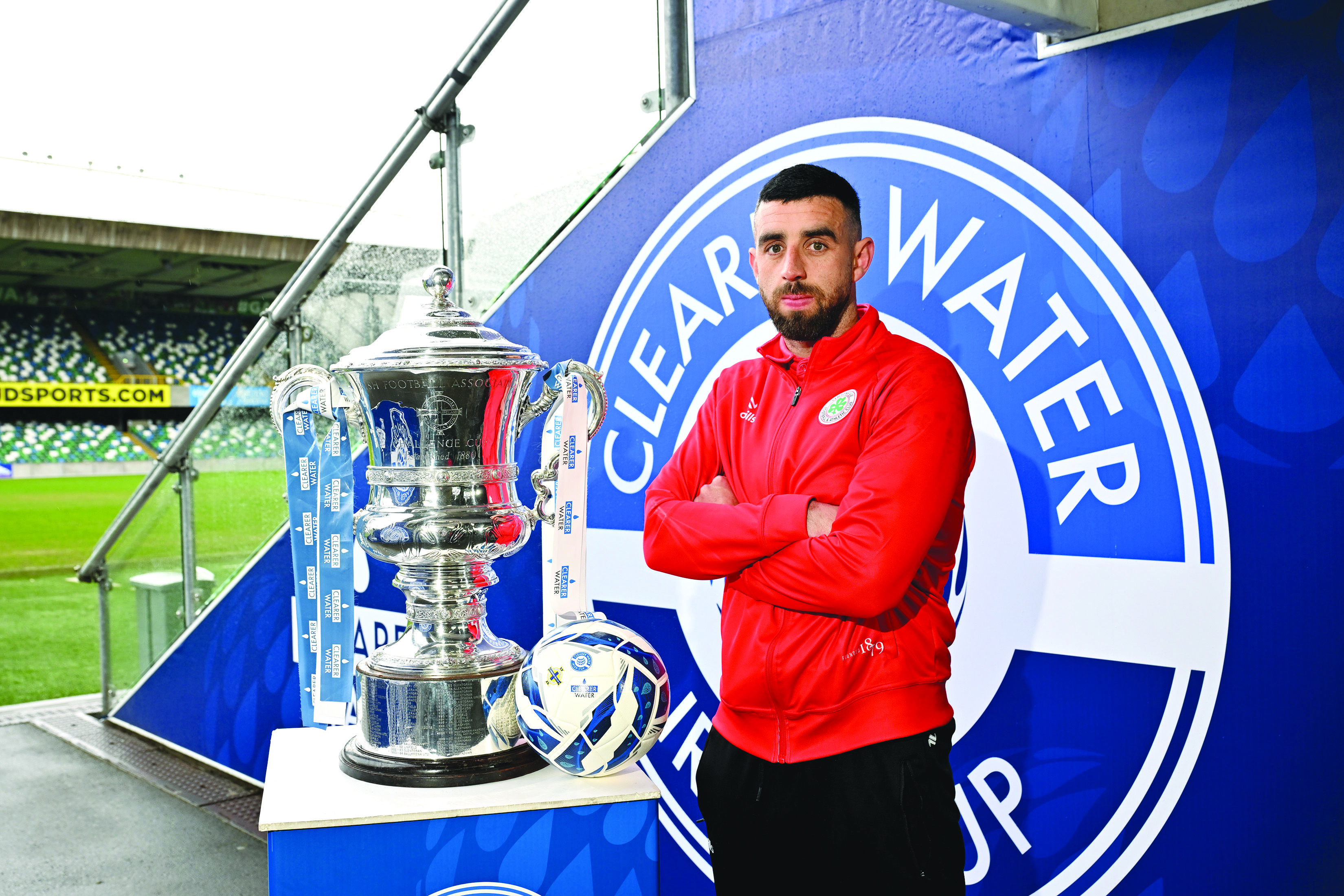 Joe Gormley hopes to get his hands on the Irish Cup for a second time