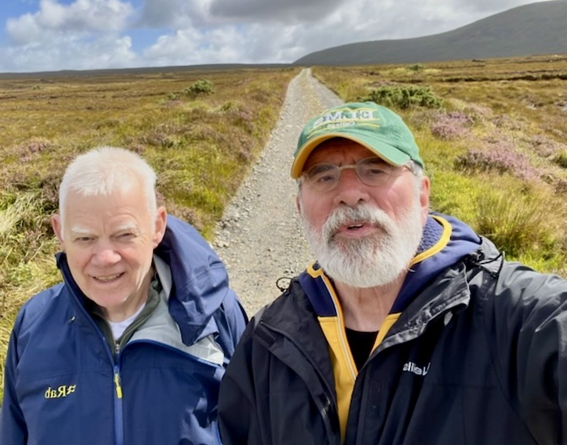 RIP: Gerry Adams with Paddy McBride, a man who did great things with his life