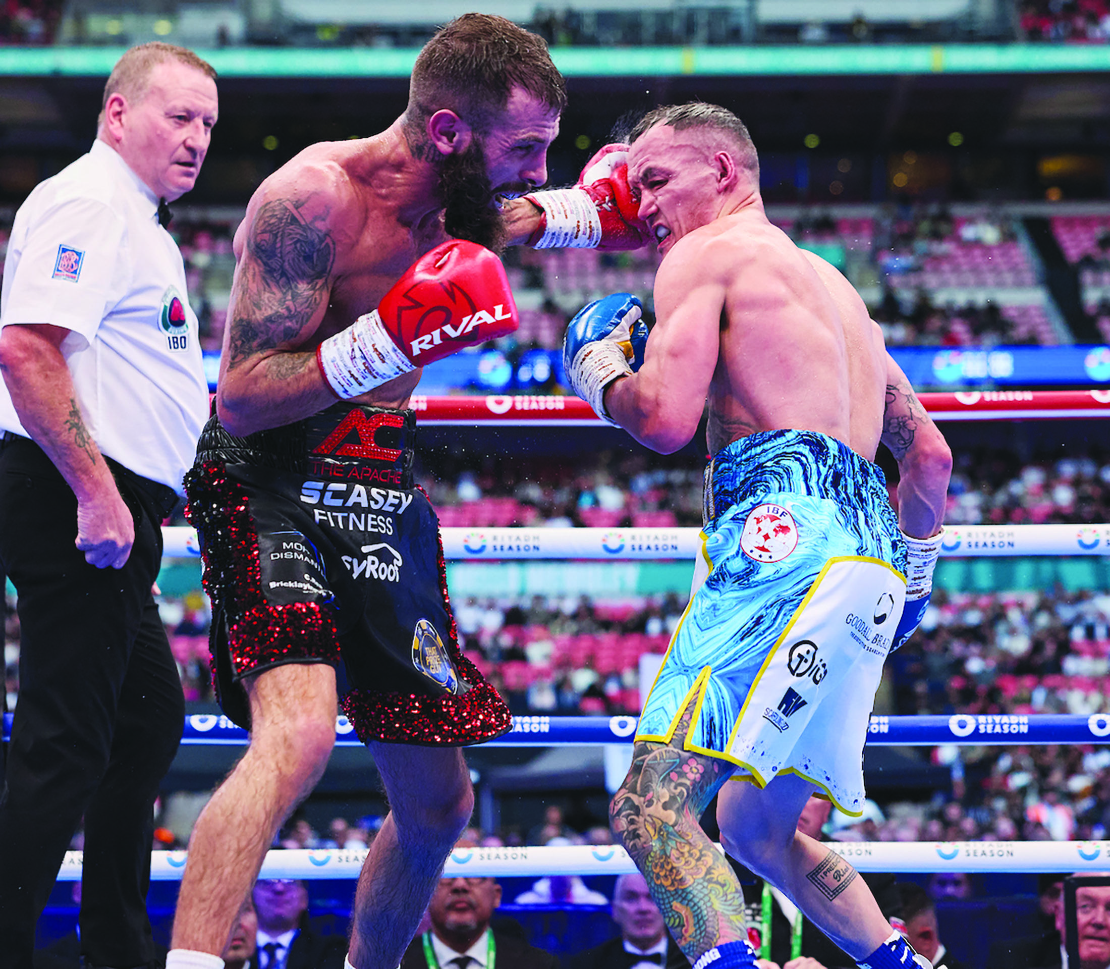 Anthony Cacace got the better of Josh Warrington in Wembley Stadium last September and he bids to settle the score against another nemesis of Belfast fighters, Leigh Wood on Saturday