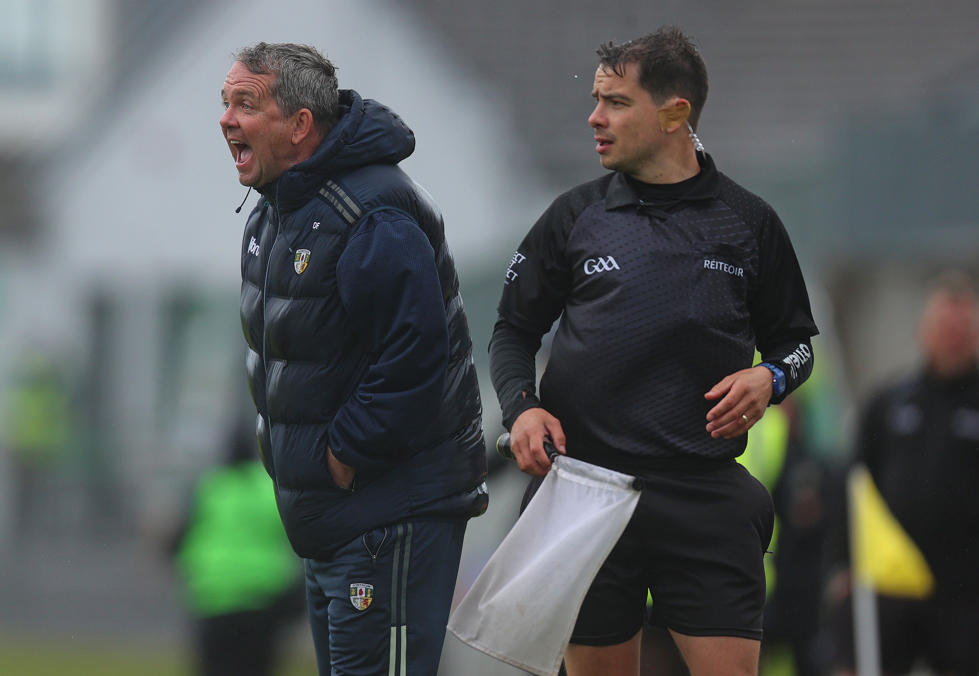 Davy Fitzgerald gives instructions on Sunday