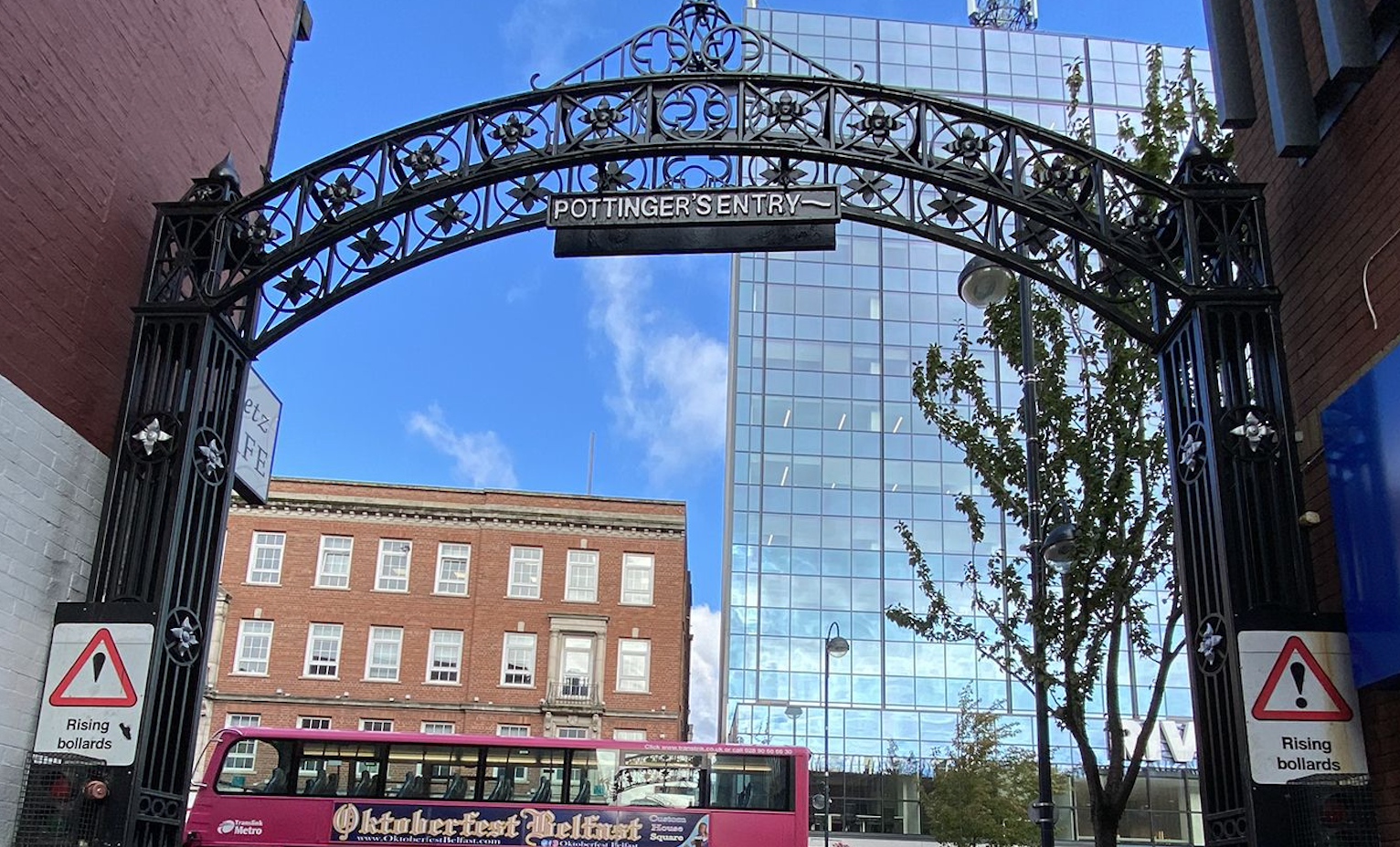 ASSAULT: Pottinger\'s Entry where the woman was attacked
