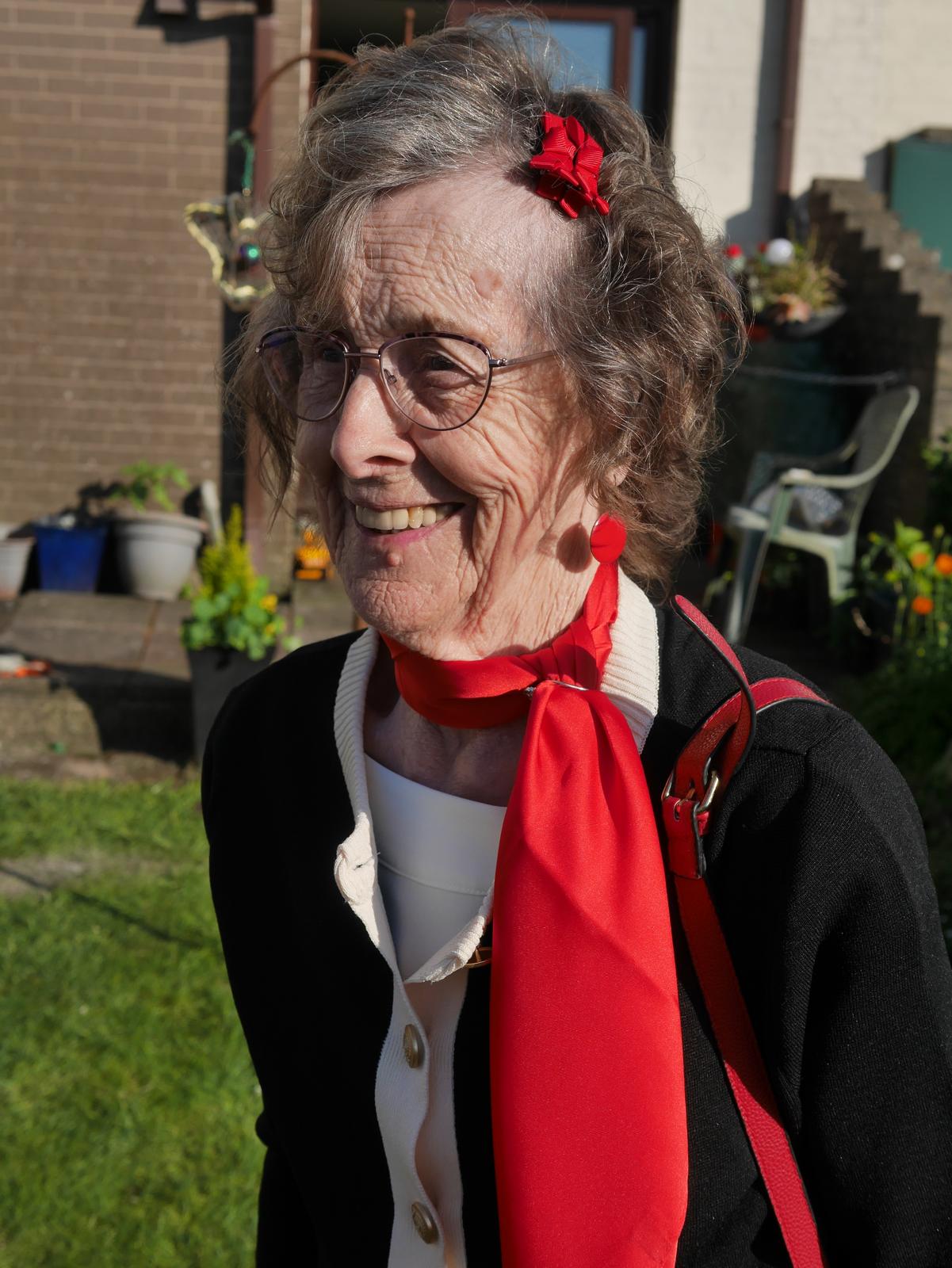 DEDICATED VOLUNTEER: Irene Phillips who has celebrated her 90th birthday