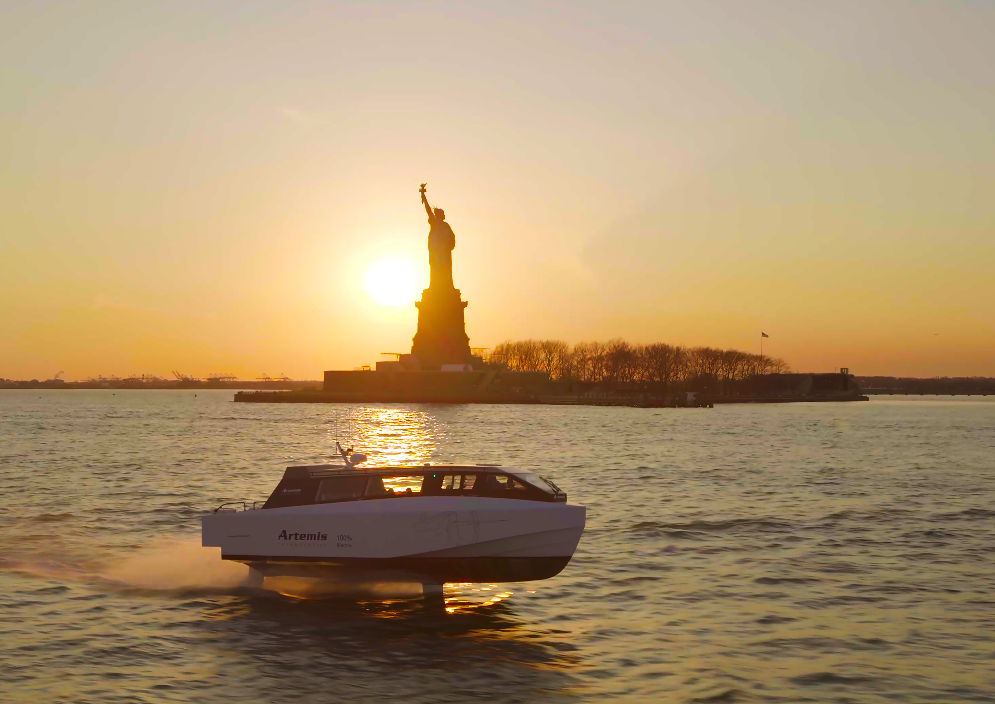 FERRY GOOD: An Artemis vessel on trials in New York harbour 