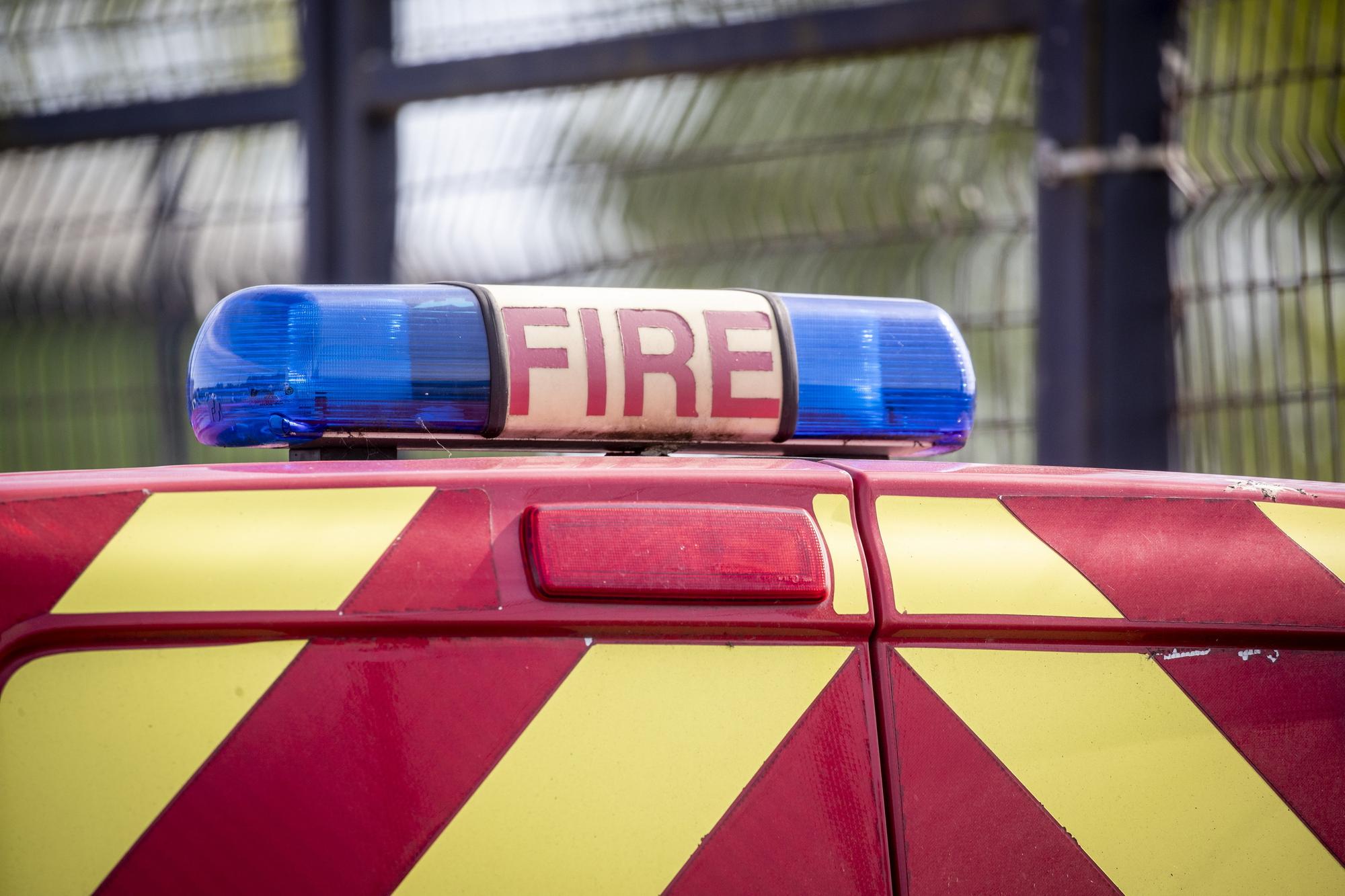 PUT OUT: The Fire Service attended the scene and extinguished the flames