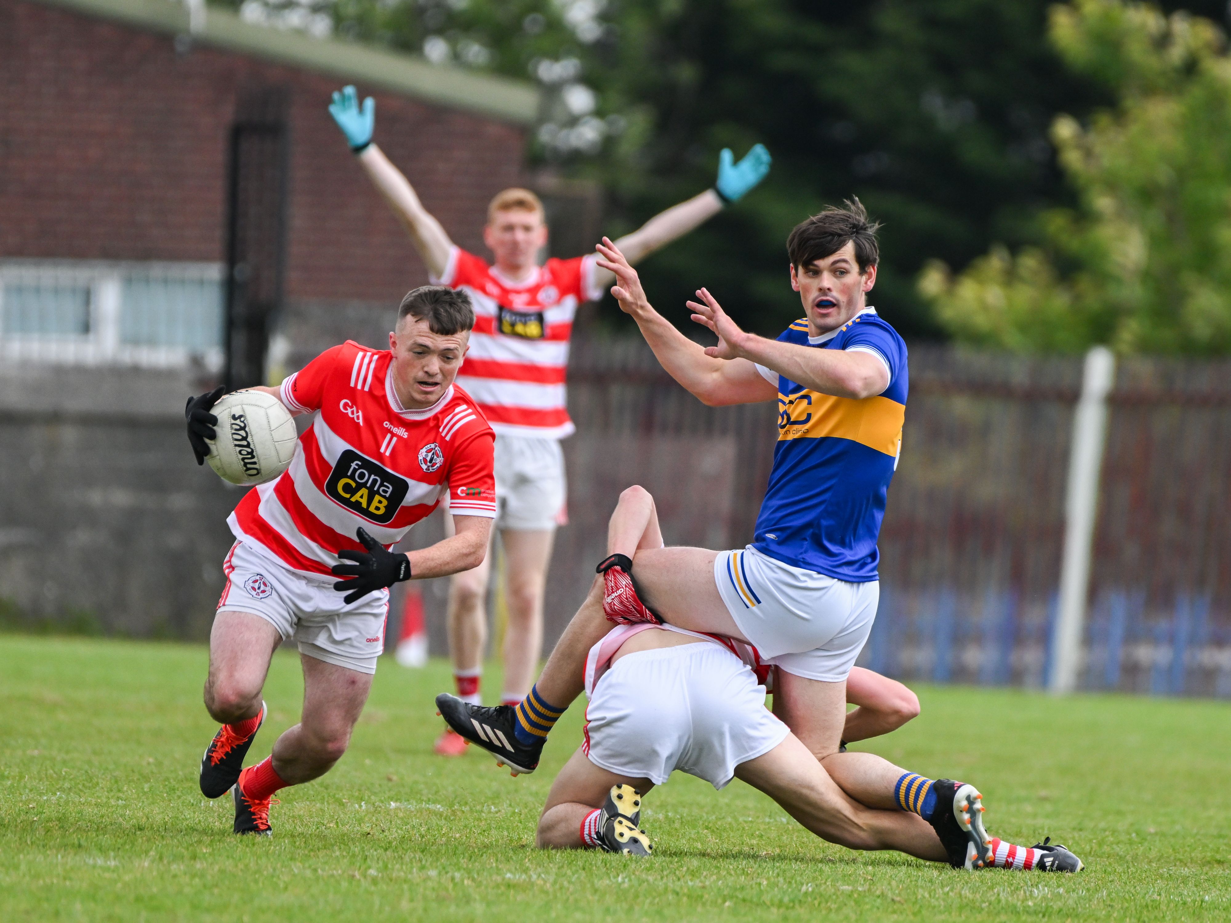FORGING AHEAD: St Paul\'s were the victors during today\'s clash at Shaws Road