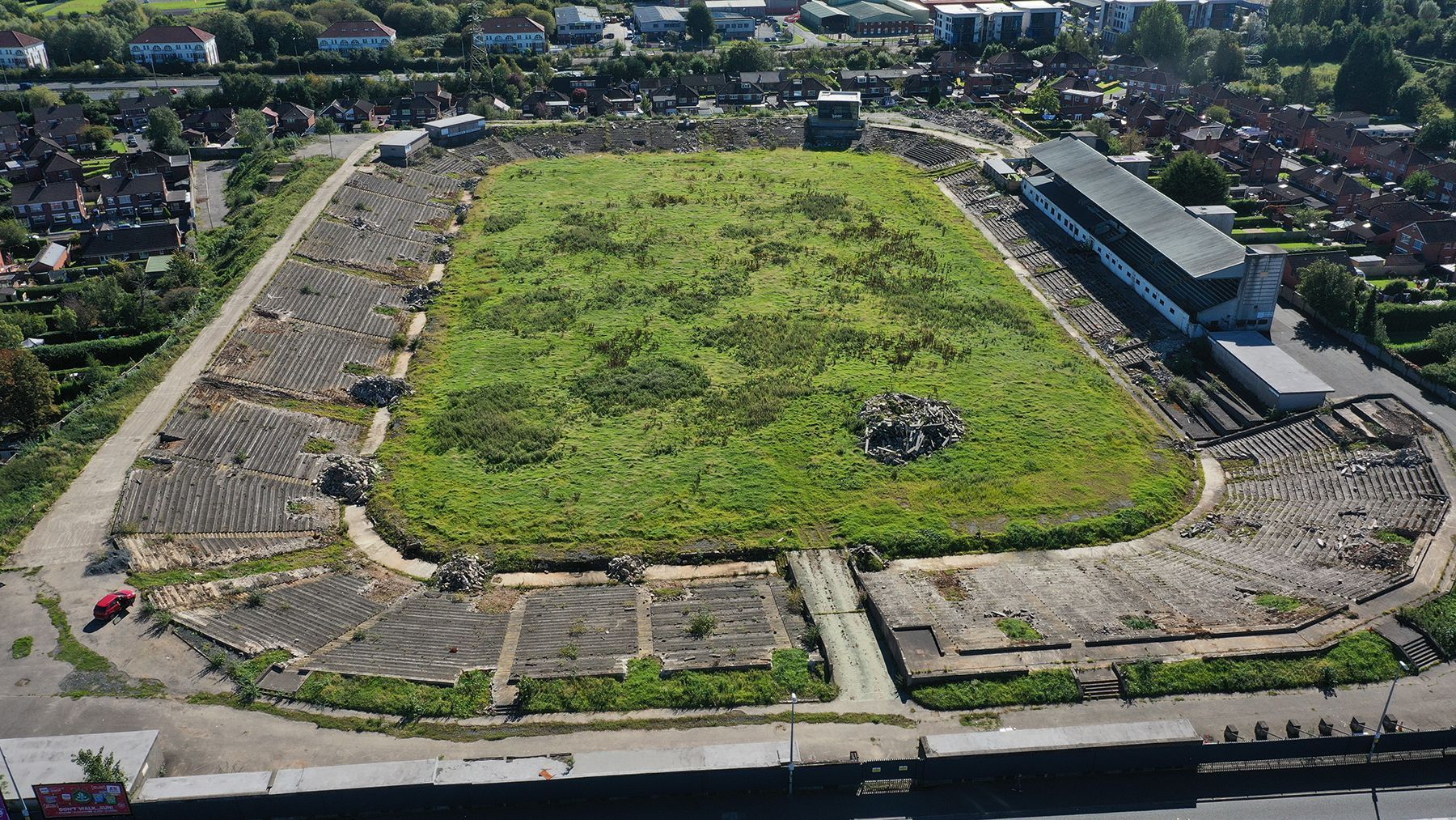 LEFT BEHIND: 10 years after the completion of Ravenhill and Windsor, Casement remains a derelict eyesore