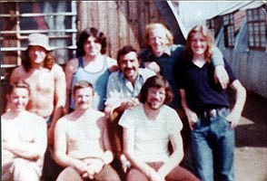 A LIFE WELL LIVED: Cleaky with is arm around Bobby Sands in Cage 11
