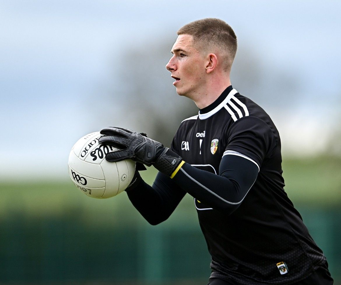 STARMAN: Michael Byrne breaks a century of points for the Antrim footballers
