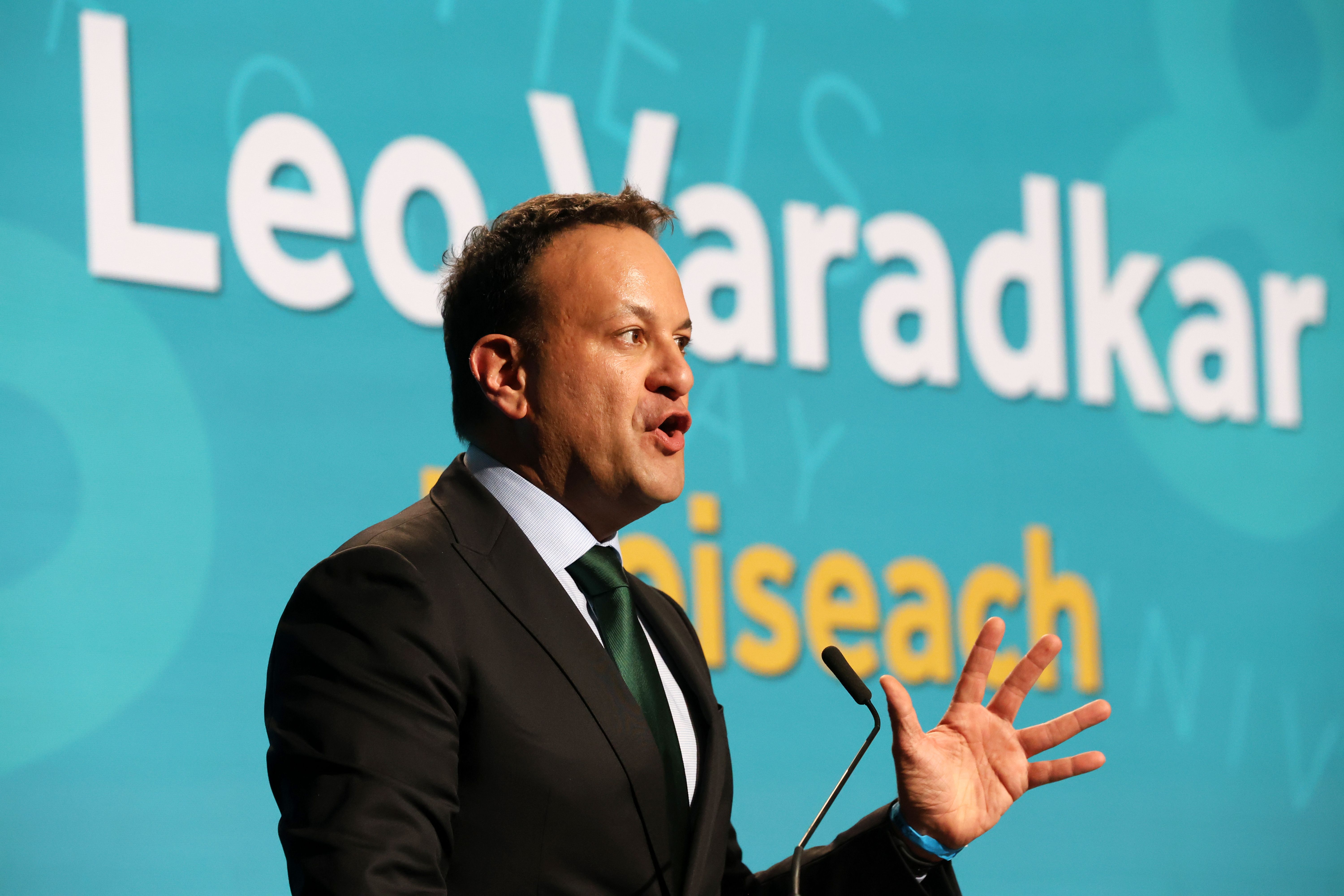 WEST BELFAST BOUND: Former Taoiseach Leo Varadkar 