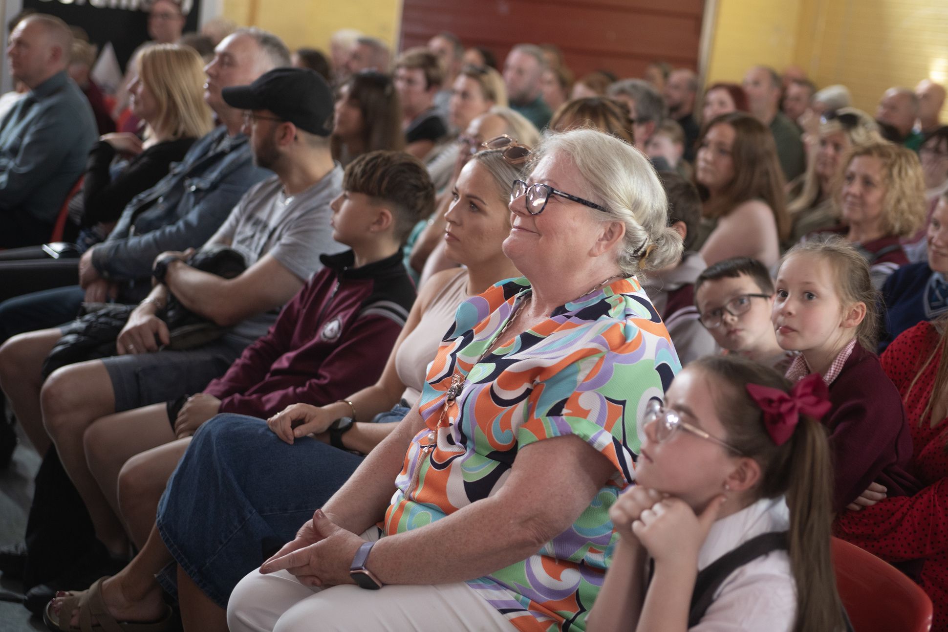 PROUD PARENTS: The audience at the ceremony