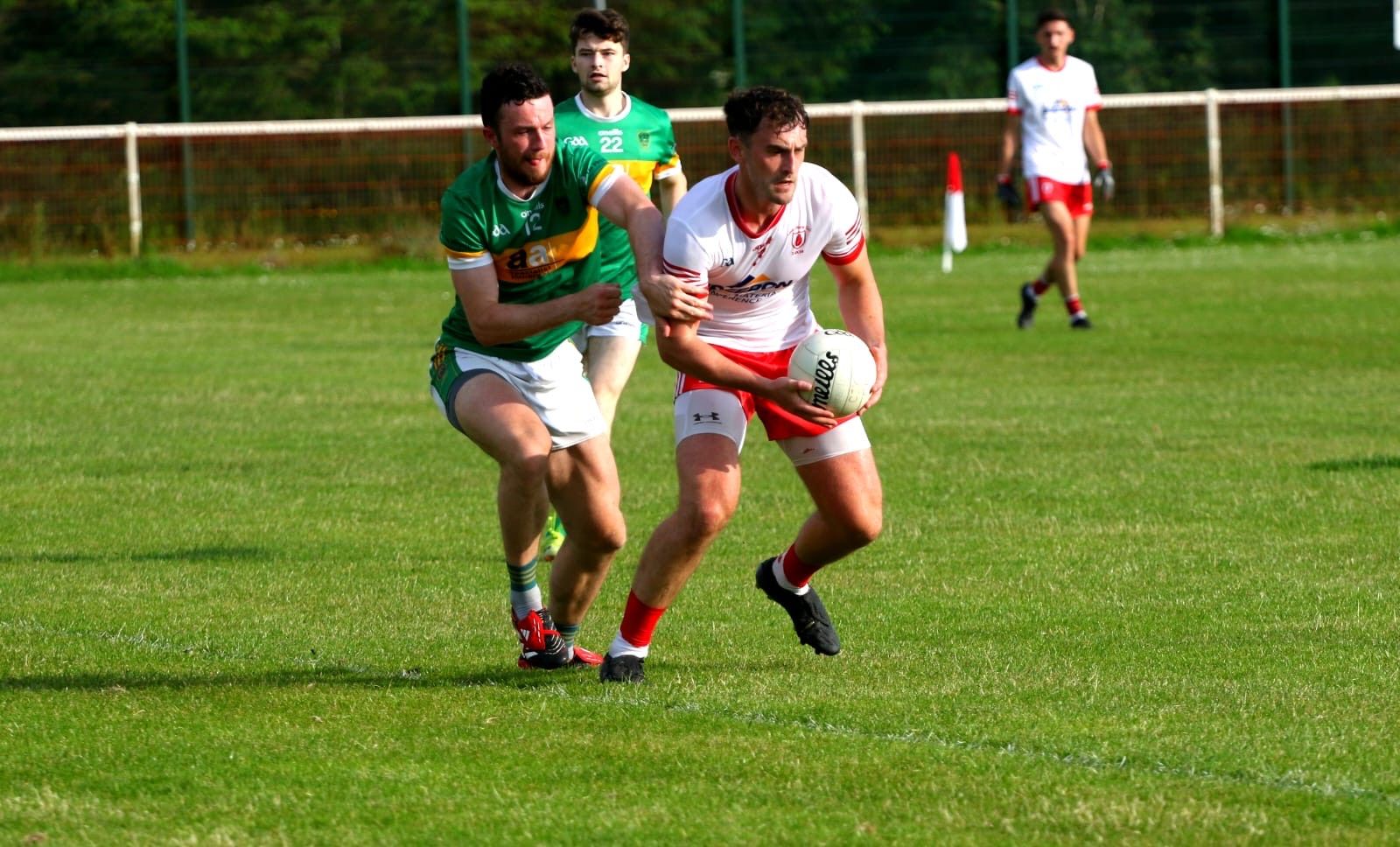 The Hannahstown side had a defensive collapse at the end of the first-half