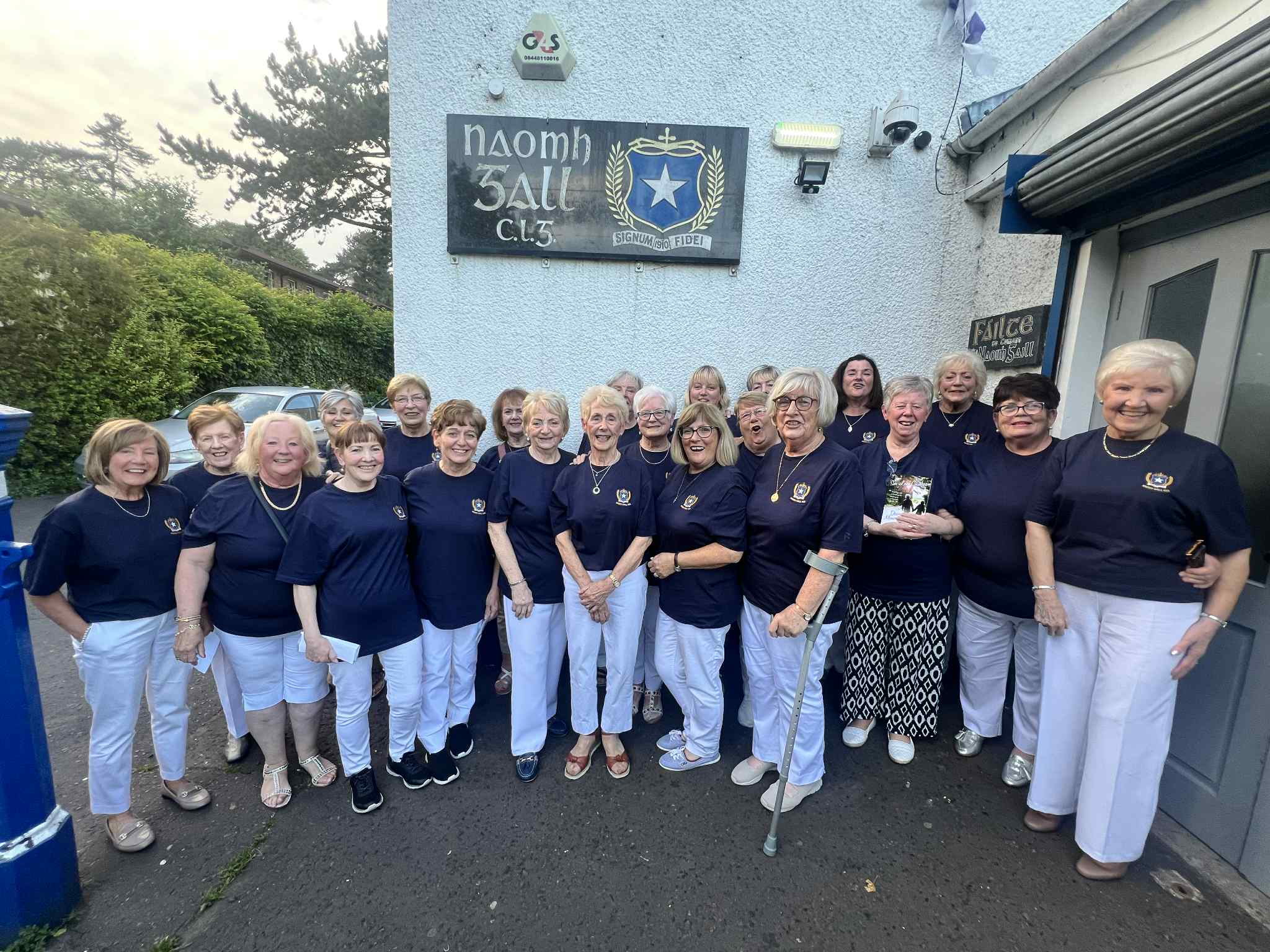 BOOK LAUNCH: Members of Naomh Gall Hens\' Shed