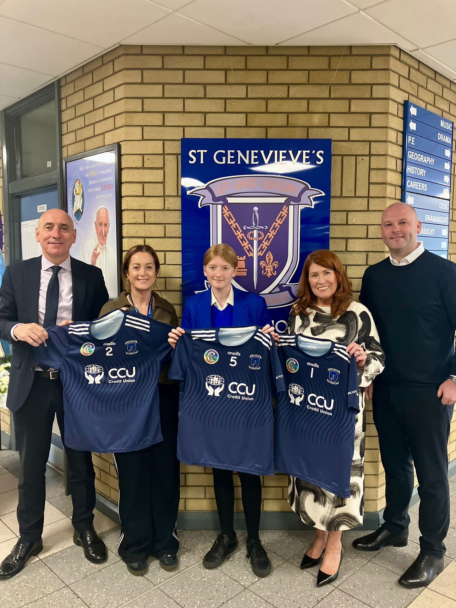GAME ON: CCU donates new GAA jerseys to St Genevieve’s High School