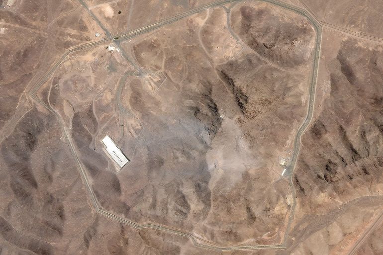 AFTERMATH: The Iranian nuclear facility at Fordo after it was attacked by US B52 stealth bombers
