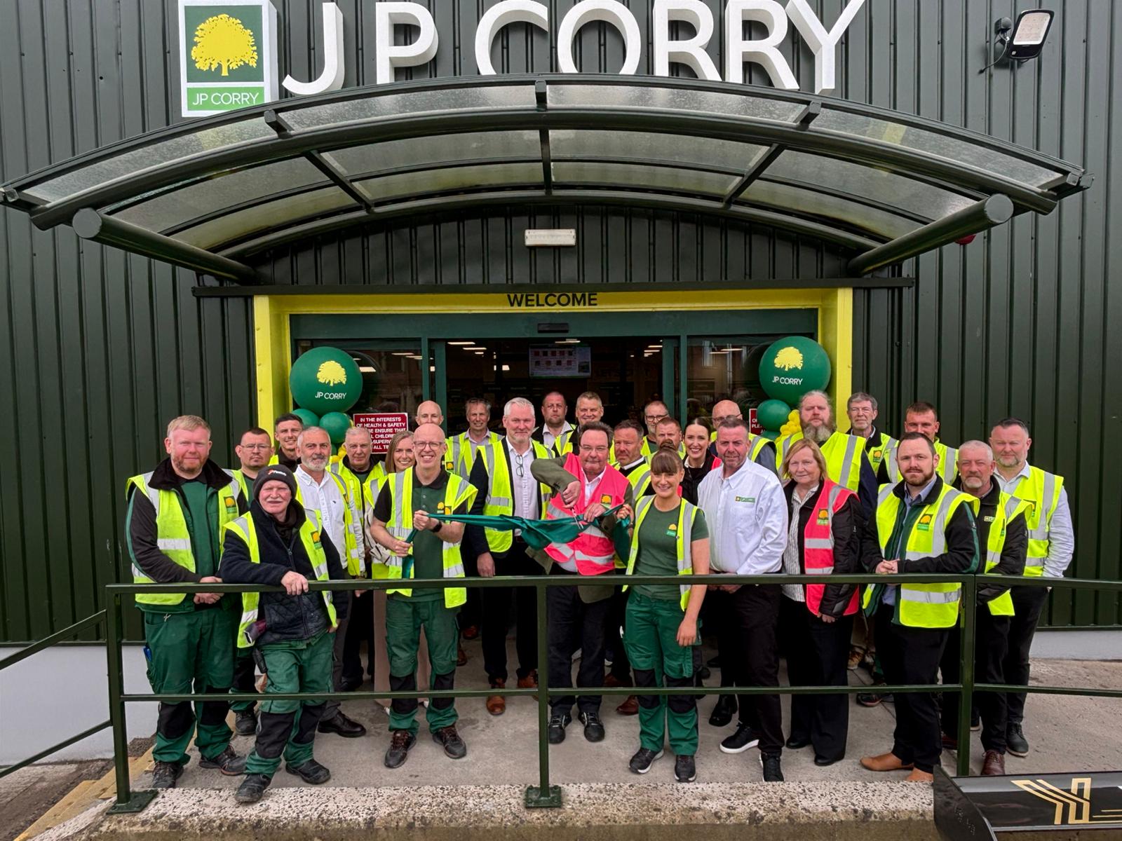 NEW ERA: Staff at refurbed and expanded JP Corry branch on Springfield Road