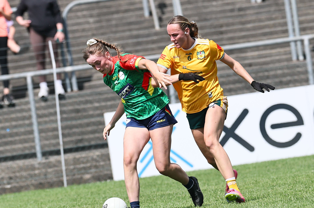 TRIUMPH: Antrim Ladies will face Sligo in two weeks time for a chance of an All-Ireland final
