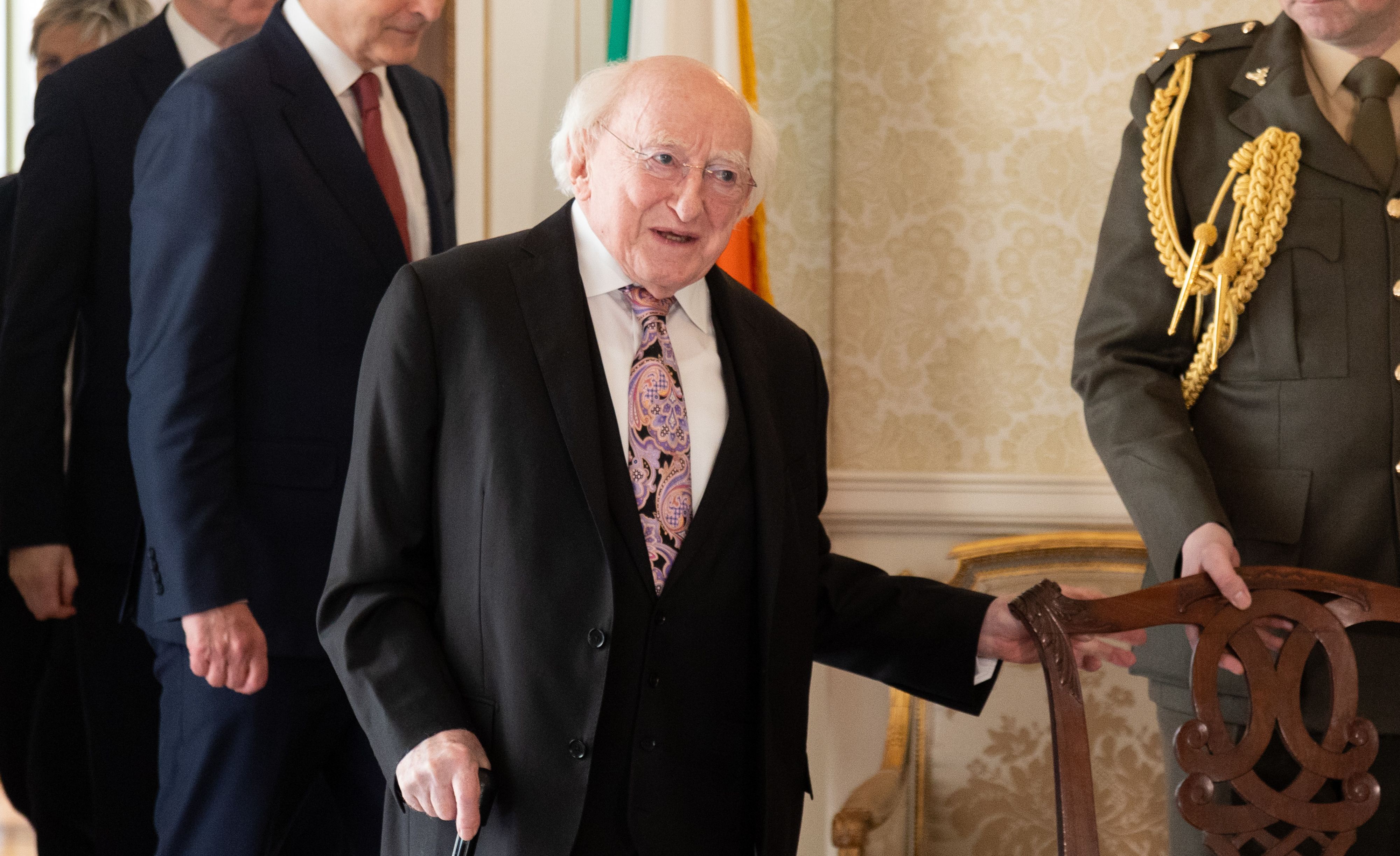 MISSING: Where is the portrait to President Higgins?