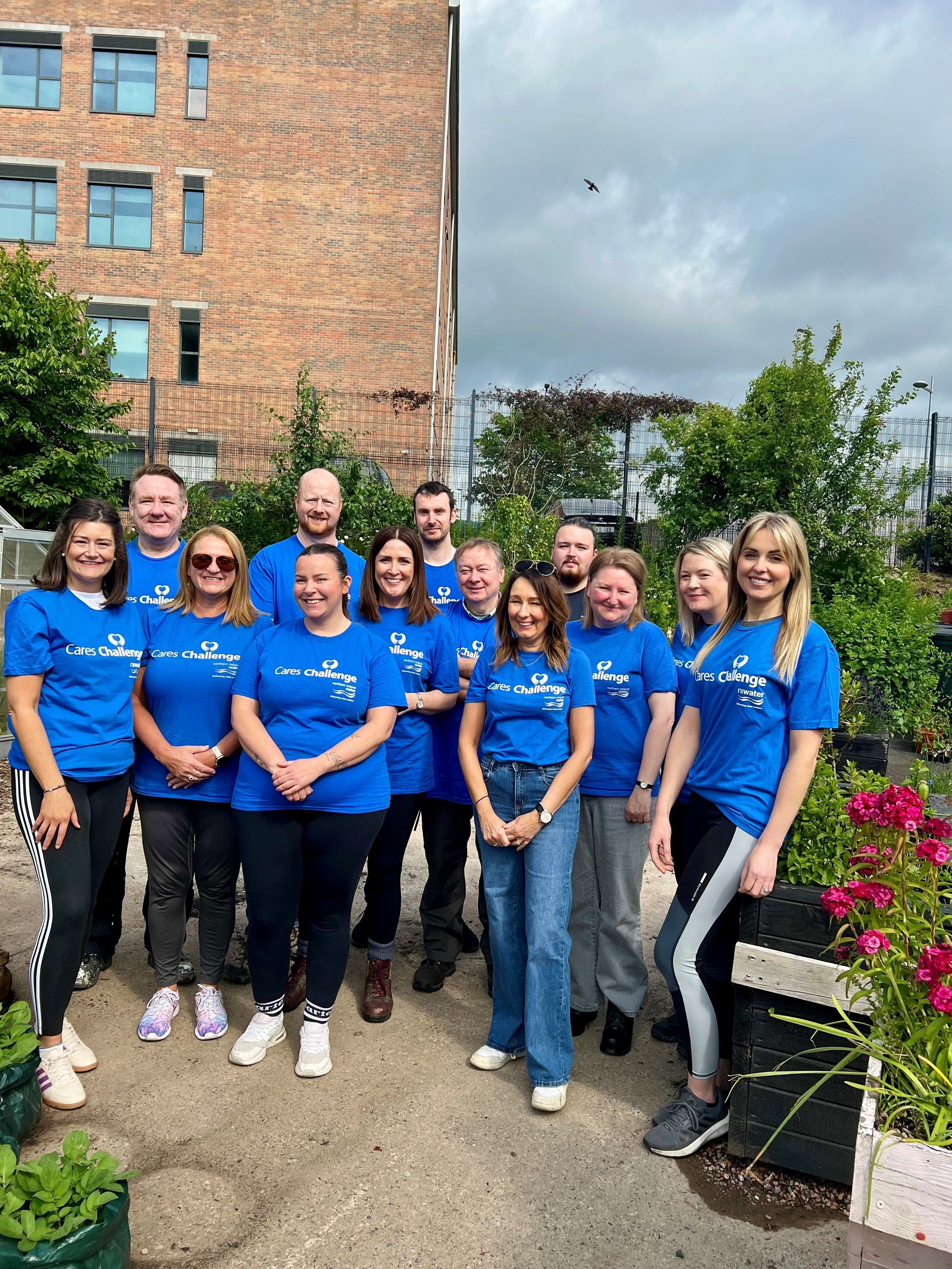PRAISE: The NI Water volunteers at Forthspring Inter Community Group