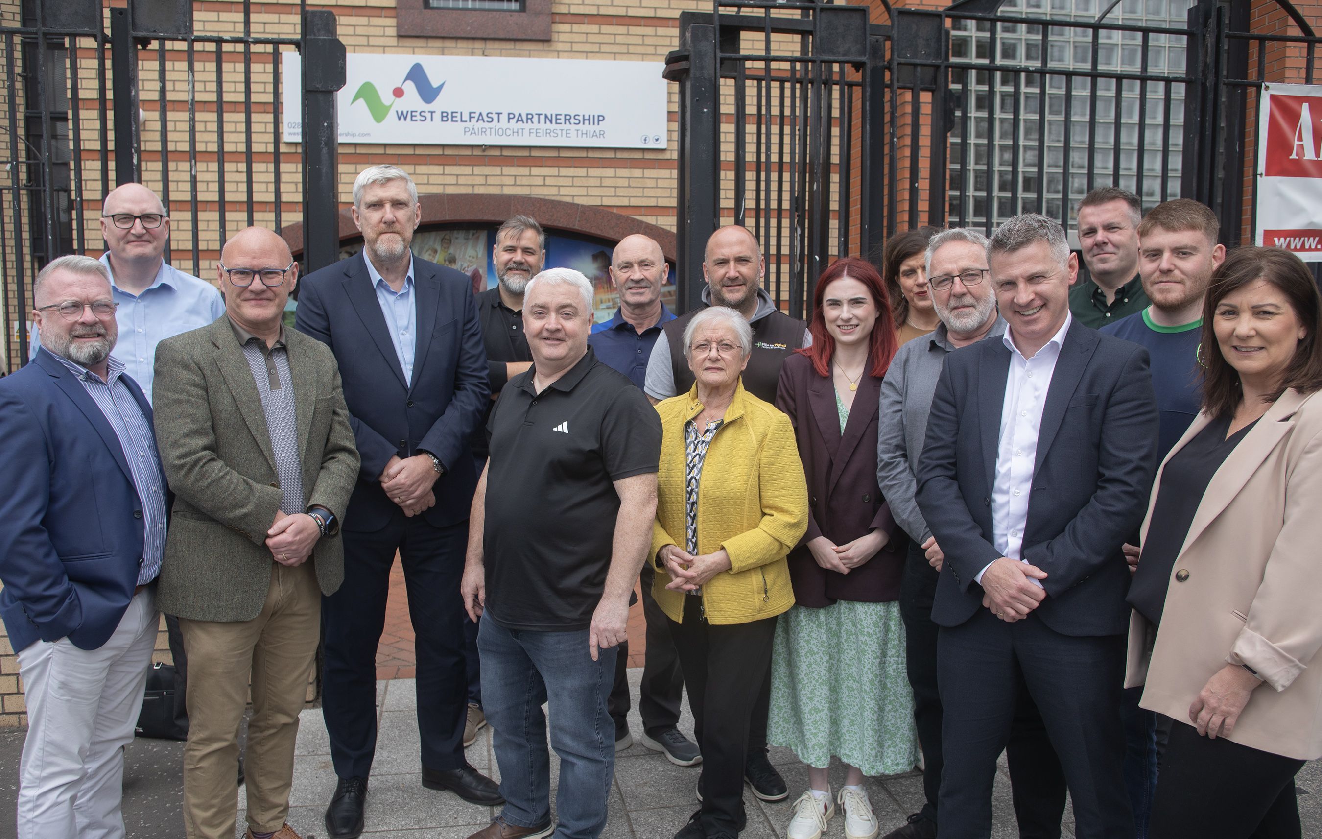 OPENING: Finance Minister John O\'Dowd visited the new Teach Chluain Ard on Monday