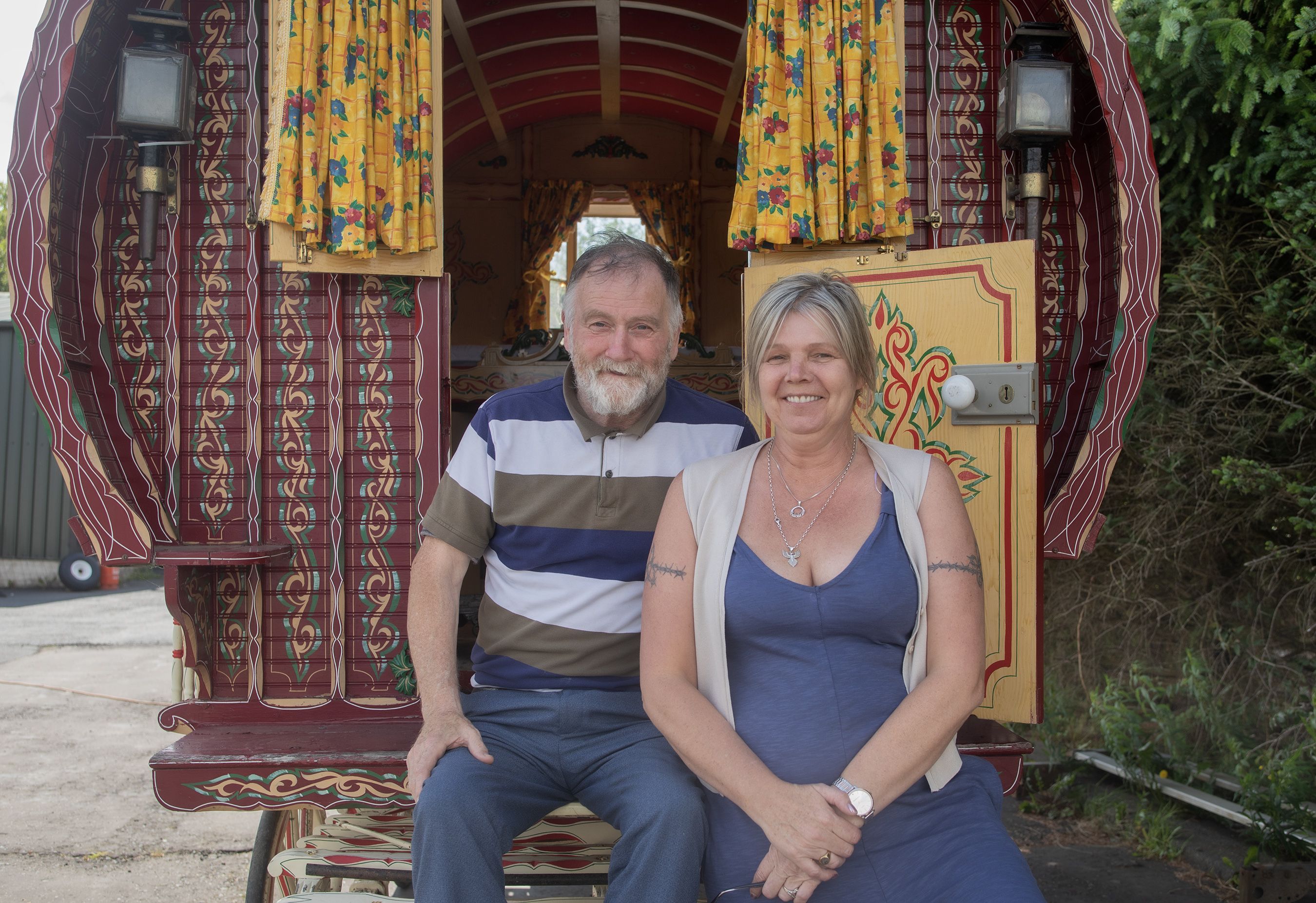 FÉILE FIRST: Ann-Marie McKee, CRJI Traveller Project Coordinator, with Jim McCarthy