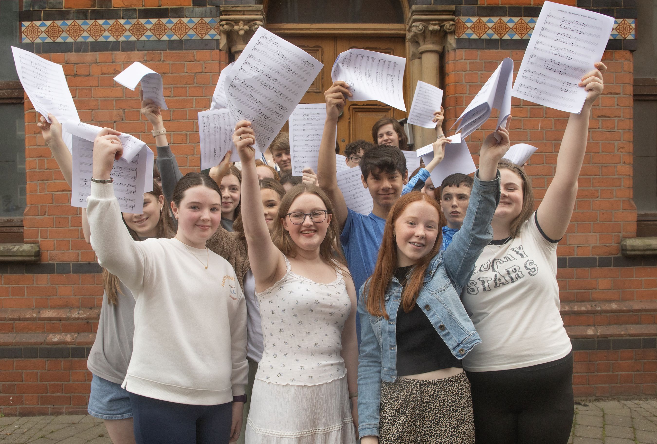 ON SONG: Young people from St Peter\'s Cathedral summer scheme