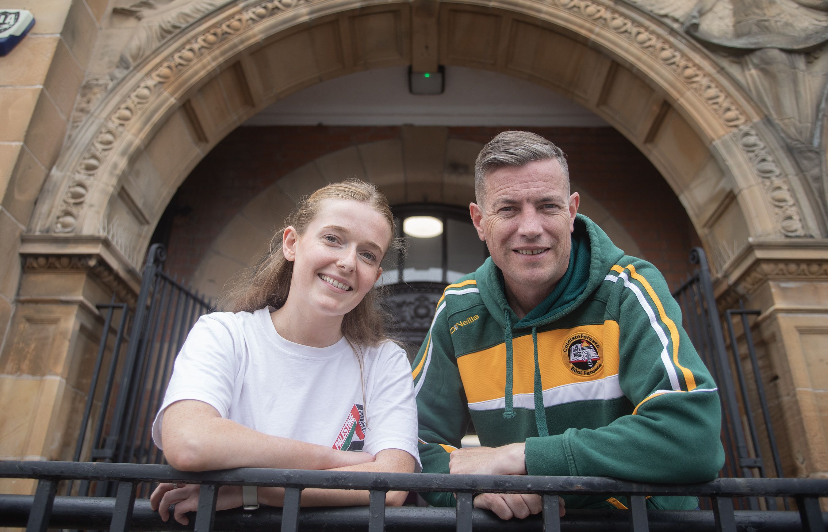 Bríd and Damien set ambitious goals for Belfast's Irish speaking GAA club