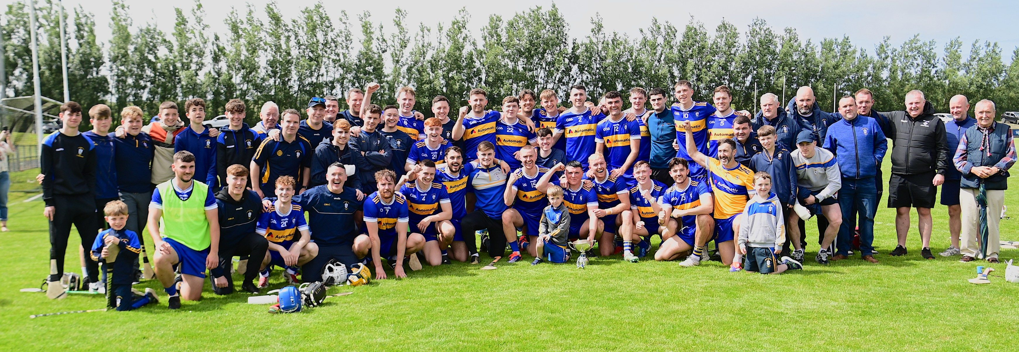 CHAMPIONS: Rossa clinched the Division One title for the first time since 1996