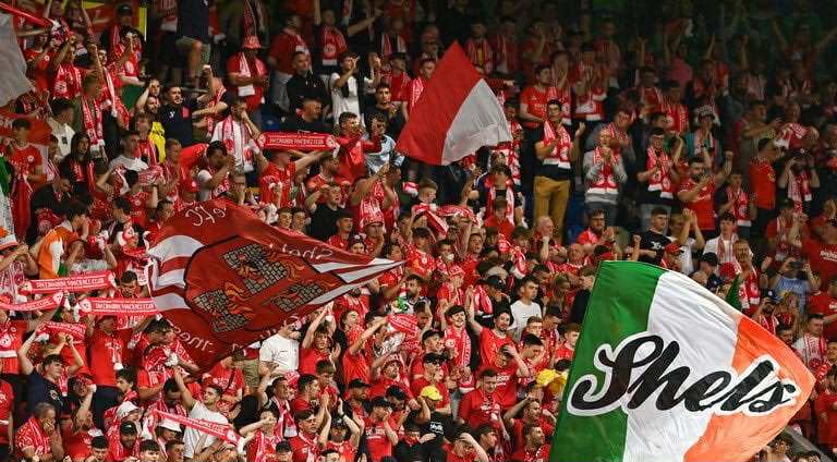 VISITORS: Shelbourne fans got an earful of anti-Catholicism at Windsor – and so did everyone watching the BBC coverage