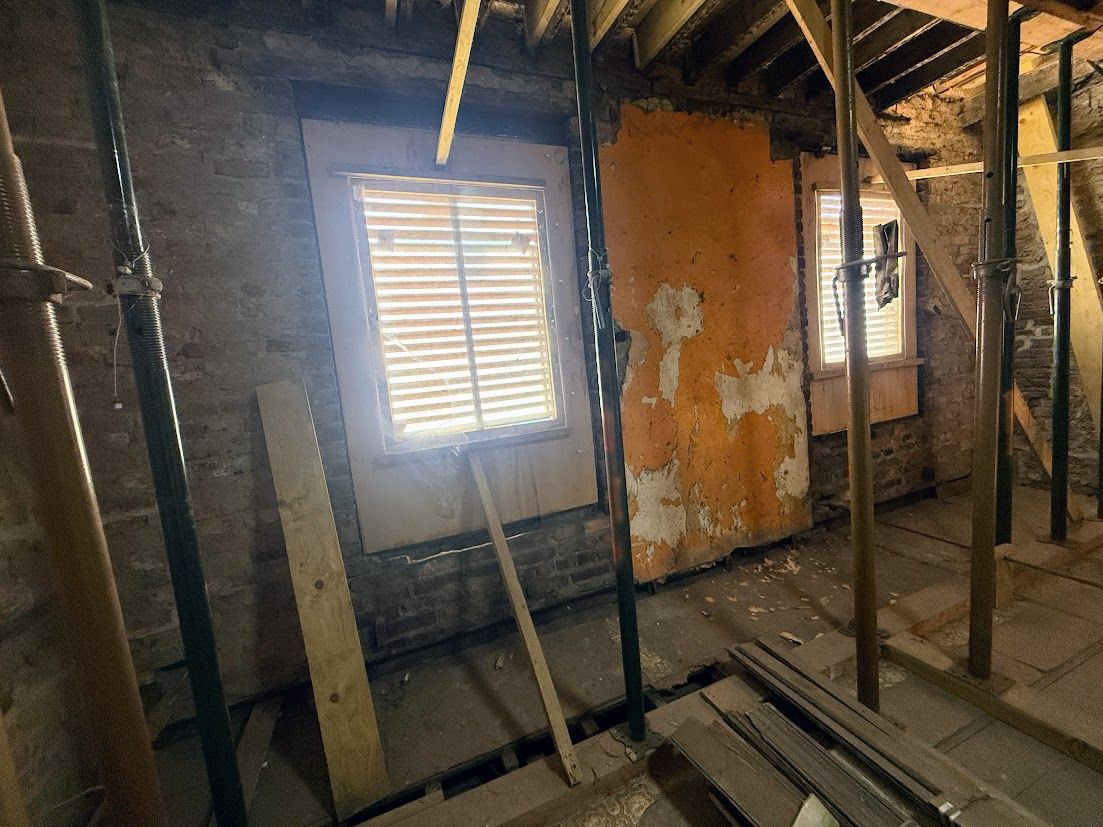 ROOM TO IMPROVE:  Inside the Moore Street house to where the men and women of 1916 withdrew from the GPO