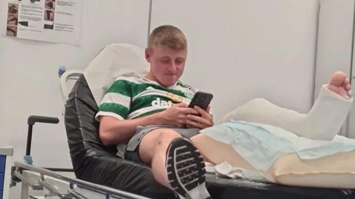 SUPPORT: Kyle Short broke his leg at the weekend
